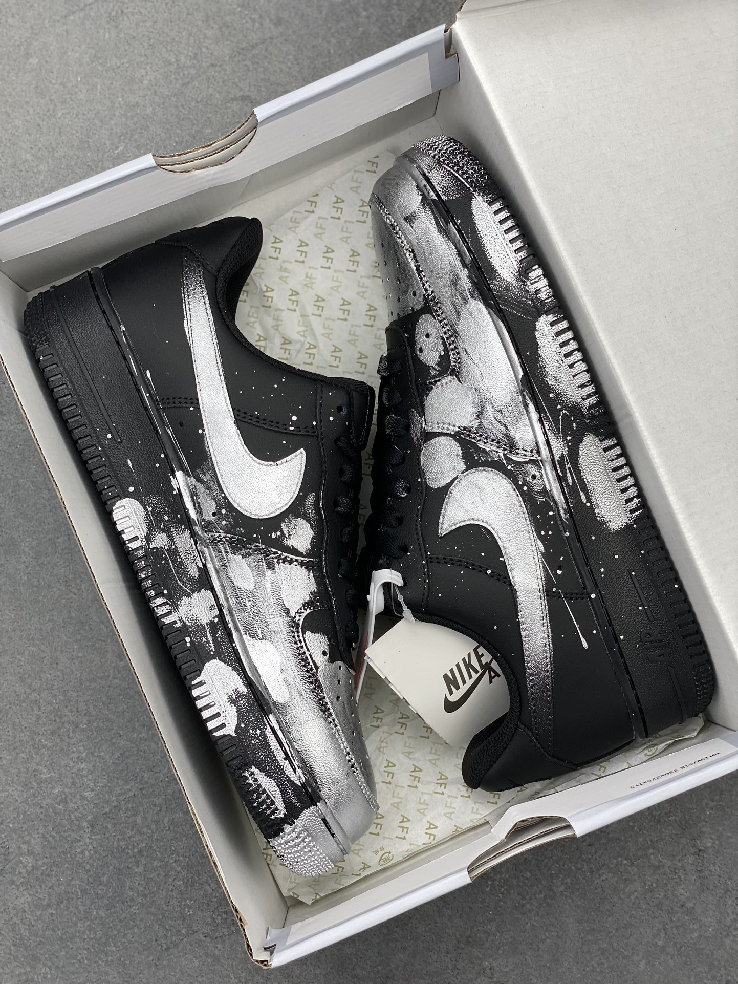 Nike Air Force 1 '07 Custom Anime Graffiti Black Sneakers 10 i1724532273 8114 0