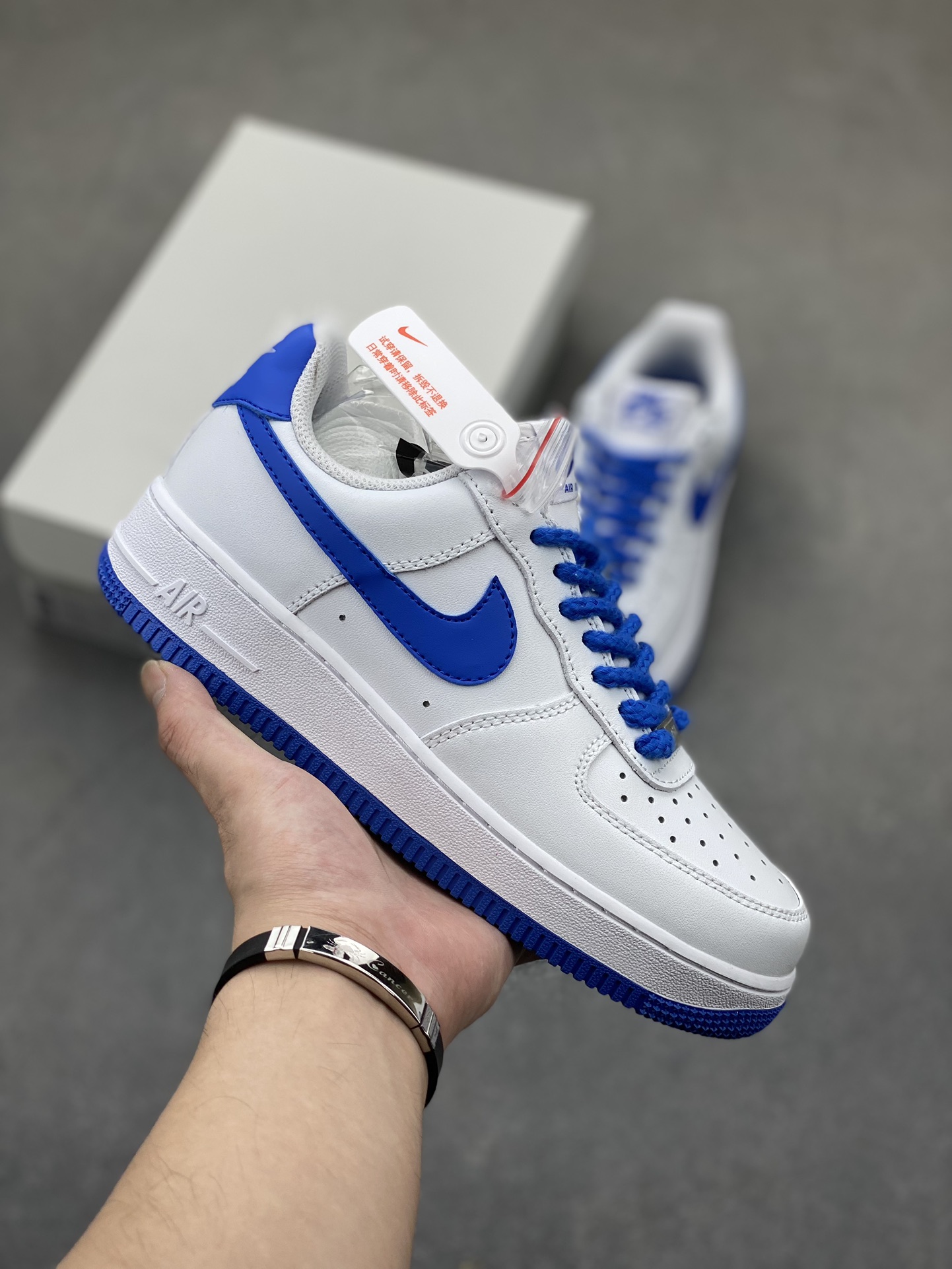 Nike Air Force 1 Low '07 White/Blue Casual Sneakers FJ4146-103 2 i1724611267 1431 3