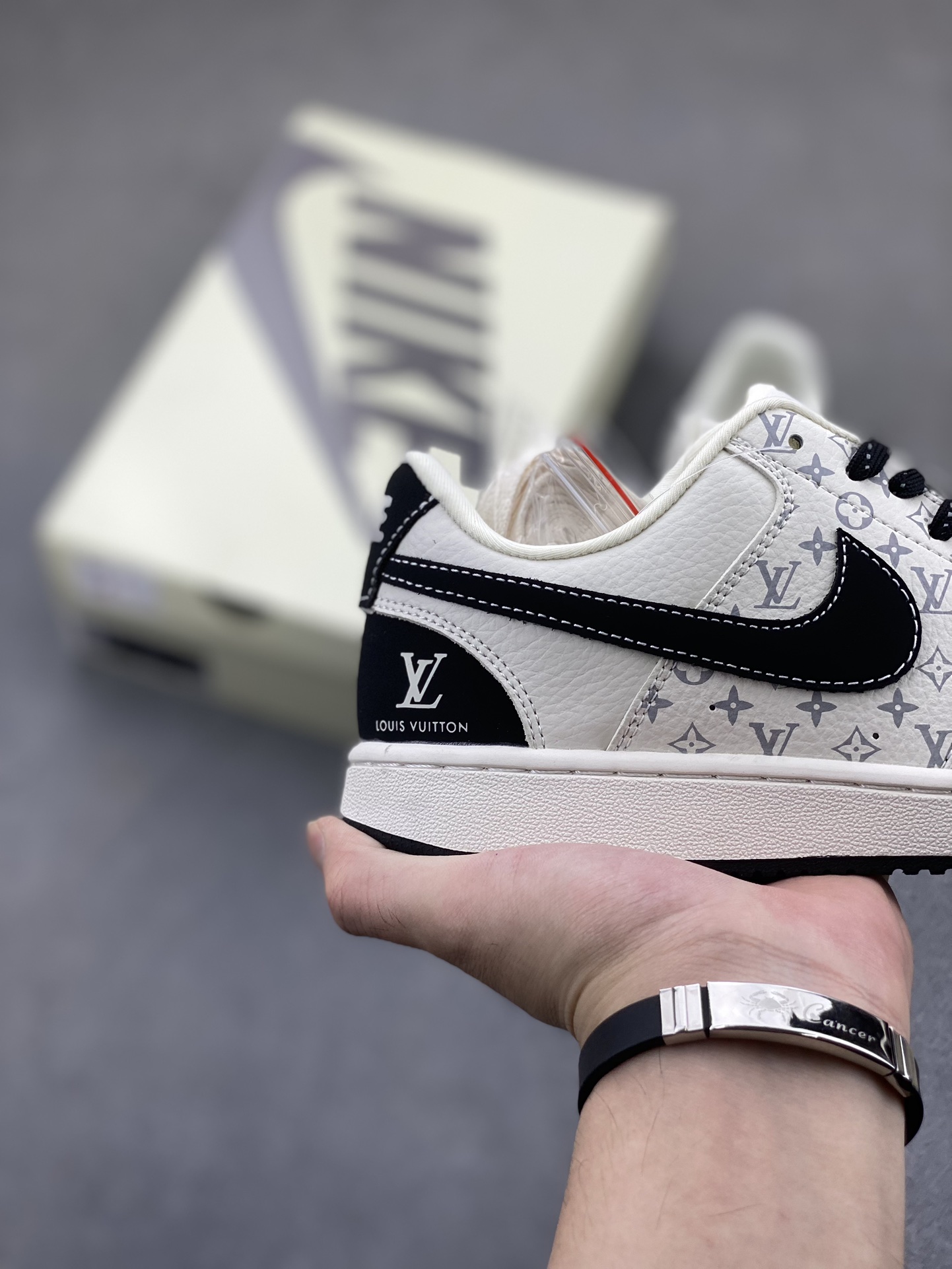 Nike Court Vision Low x Louis Vuitton Custom Sneakers - Limited Edition Design 6 i1724702927 809 2