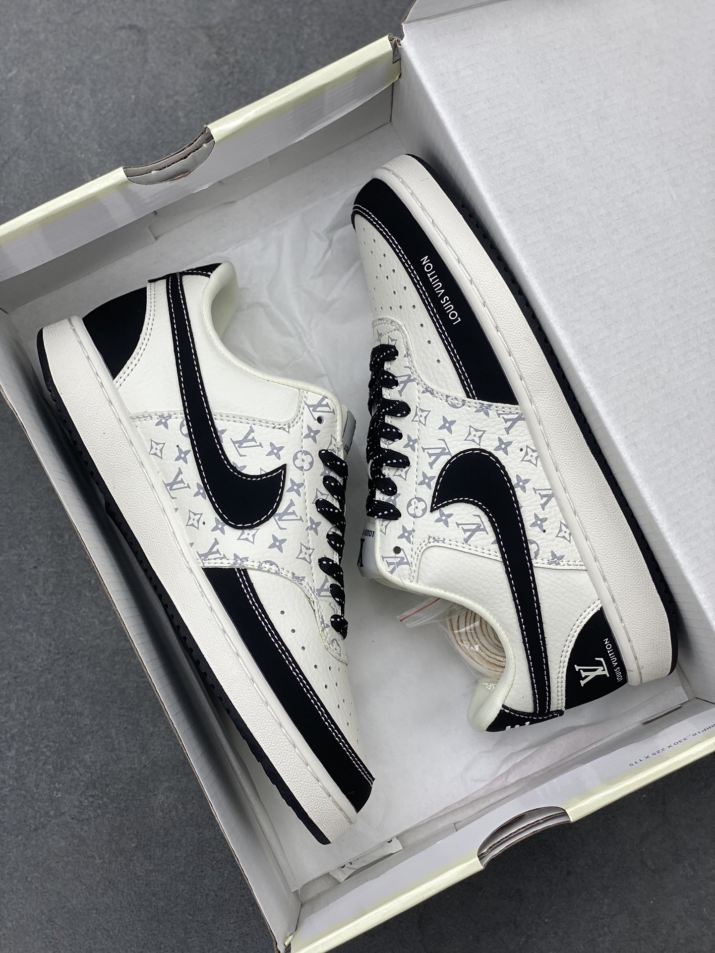 Nike Court Vision Low x Louis Vuitton Custom Sneakers - Limited Edition Design 10 i1724702927 8967 0
