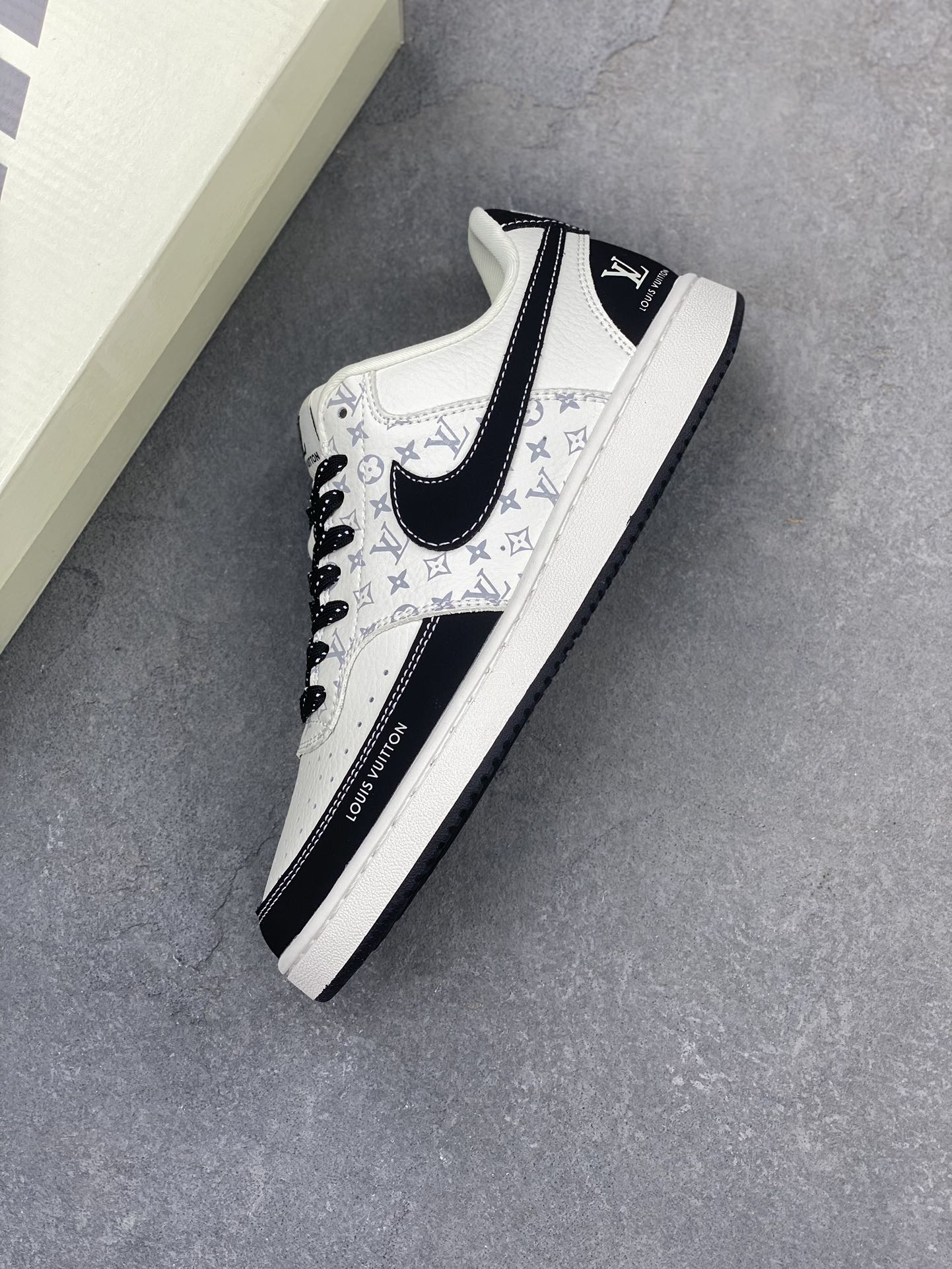 Nike Court Vision Low x Louis Vuitton Custom Sneakers - Limited Edition Design 8 i1724702927 938 5