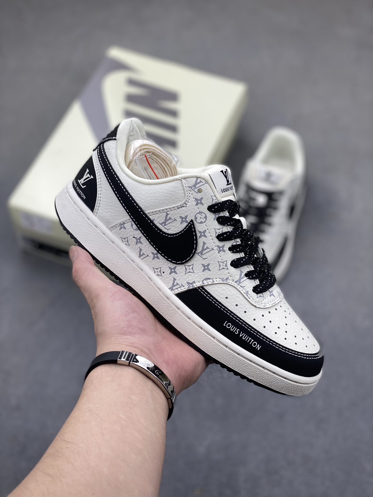 Nike Court Vision Low x Louis Vuitton Custom Sneakers - Limited Edition Design 2 i1724702928 2651 7