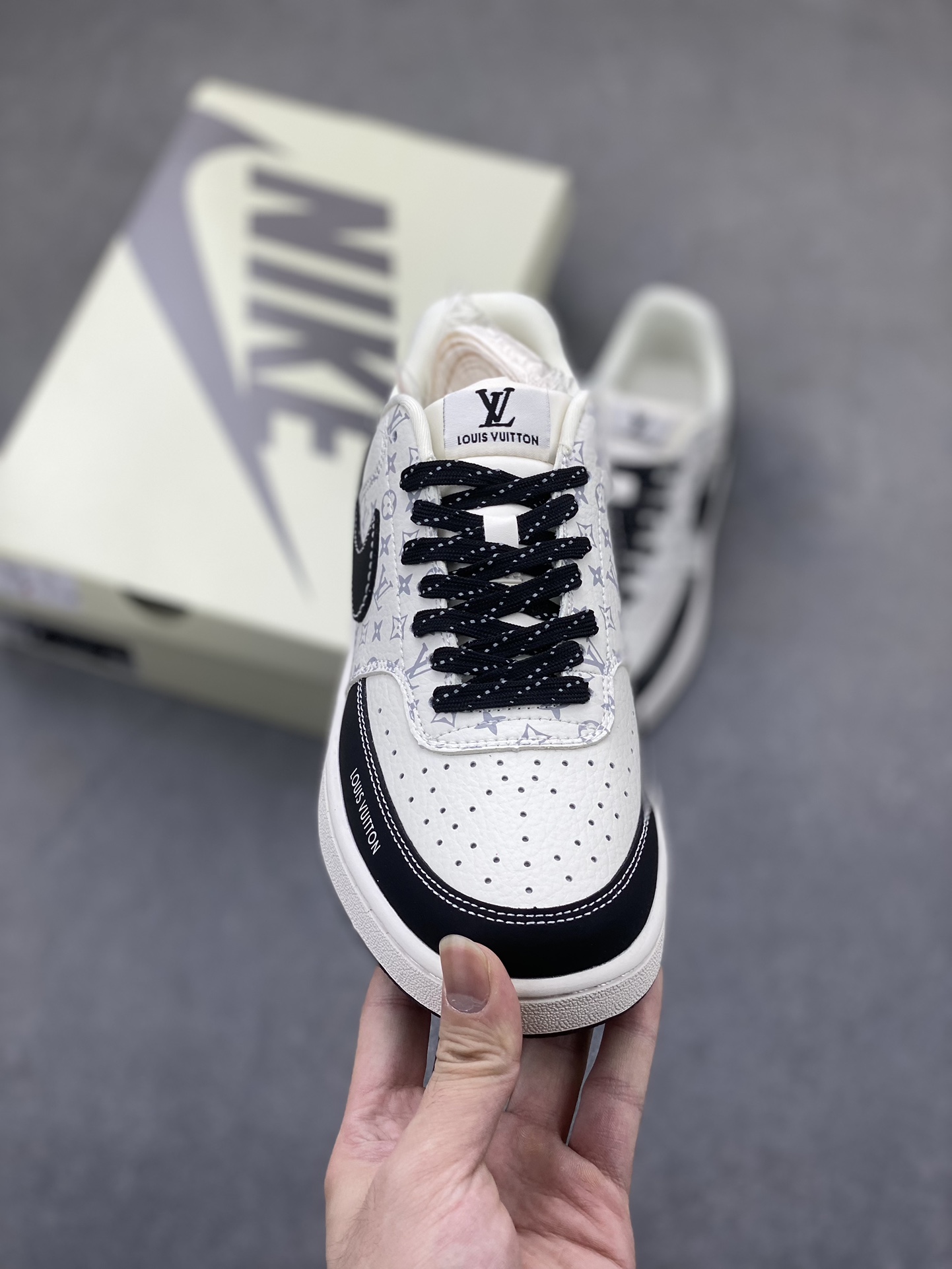 Nike Court Vision Low x Louis Vuitton Custom Sneakers - Limited Edition Design 3 i1724702928 4546 8