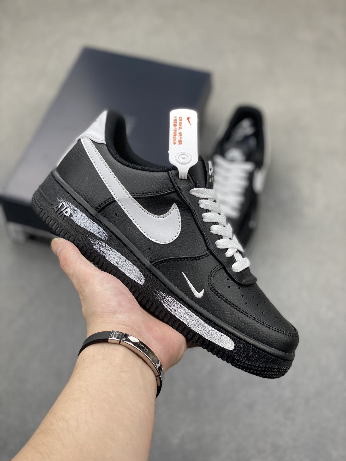 Nike Air Force 1 Low '07 Black White Graffiti Sneakers 2 i1724795208 5495 0