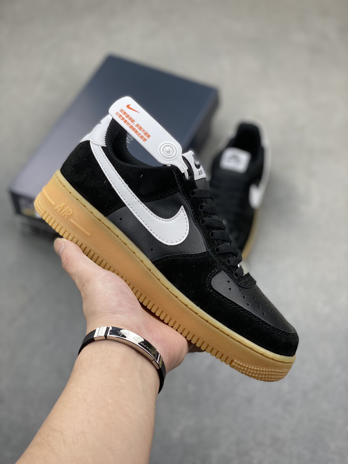 Nike Air Force 1 Low Black & White Casual Sneakers FQ8714-004 2 i1724872850 9699 3