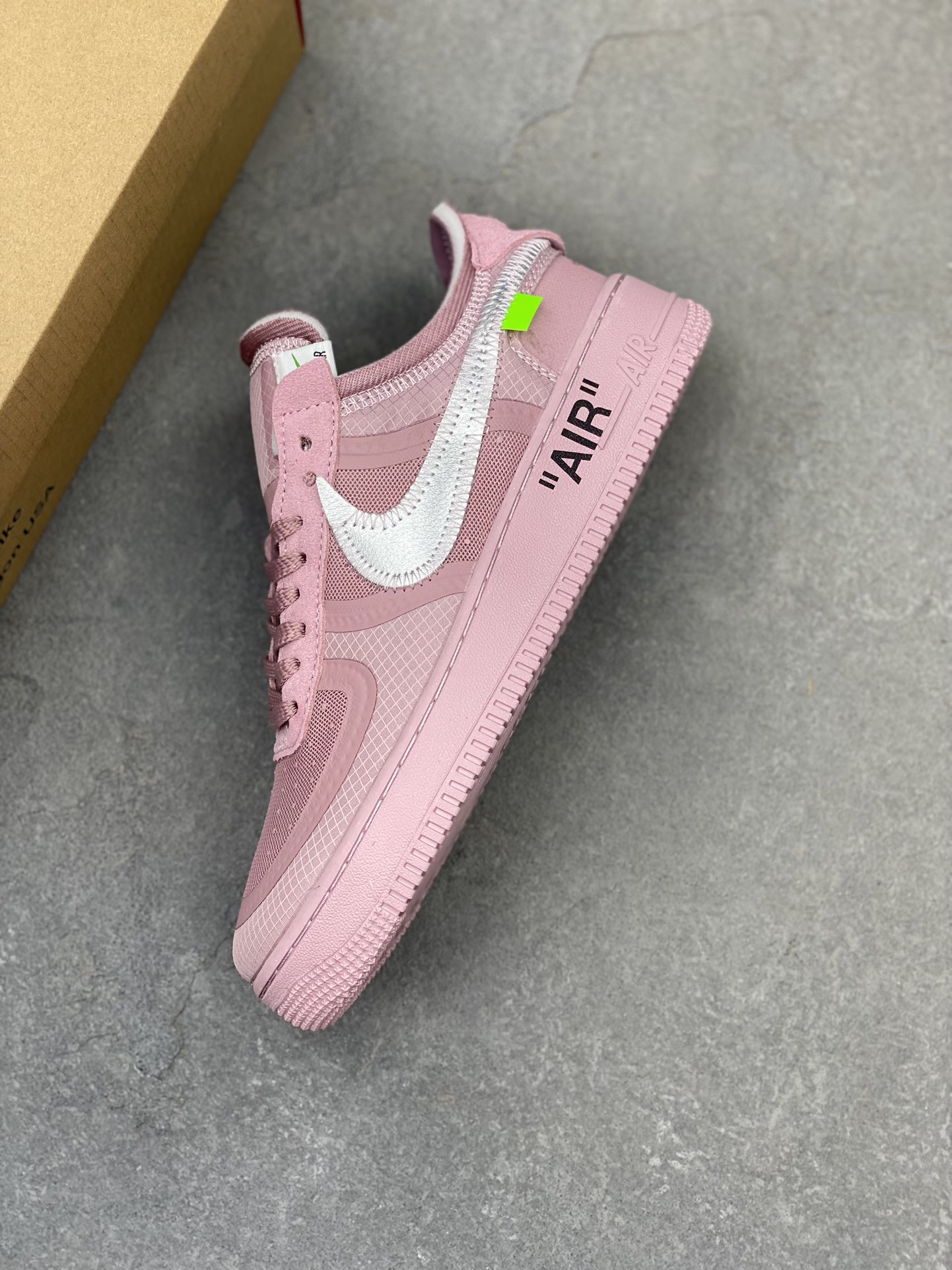 Off-White x Nike Air Force 1 Low Sneakers - Pink Color, Durable Cushioning 8 i1724872966 7638 7