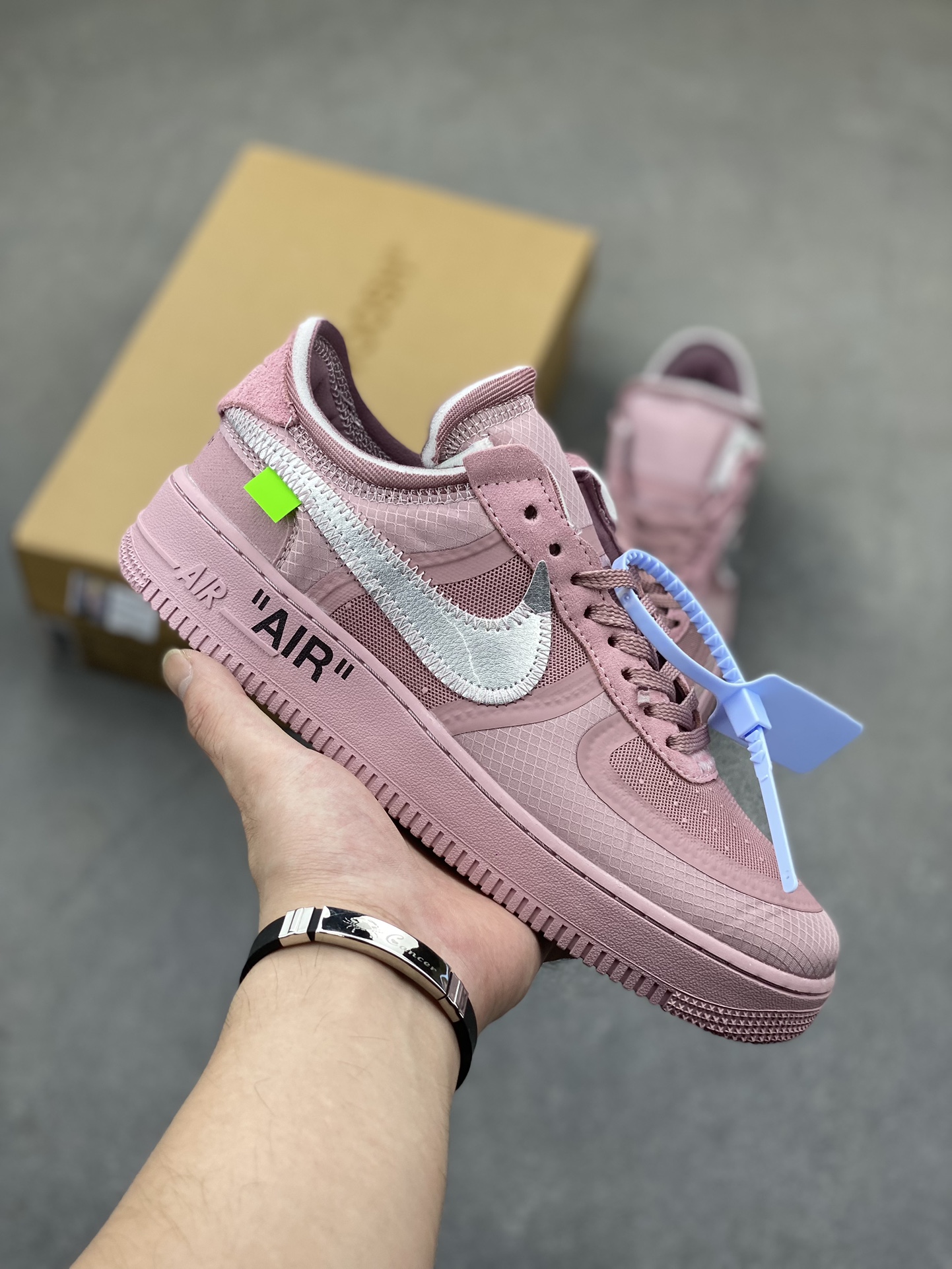 Off-White x Nike Air Force 1 Low Sneakers - Pink Color, Durable Cushioning 2 i1724872975 5864 0