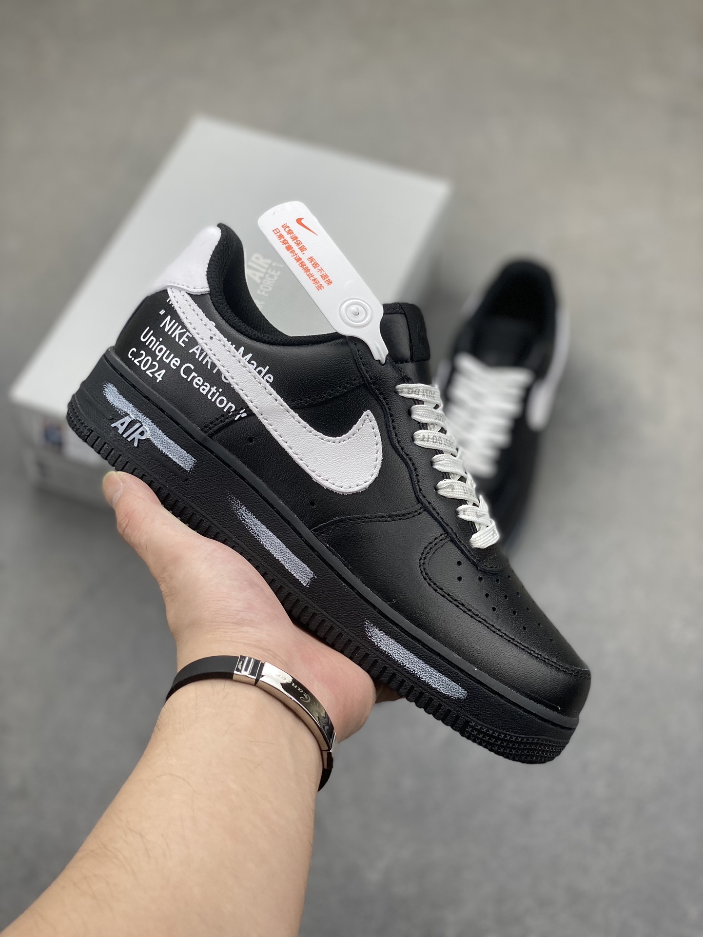 Nike Air Force 1 '07 Low Black White Graffiti Sneakers DD8959-001 2 i1725136150 4987 1