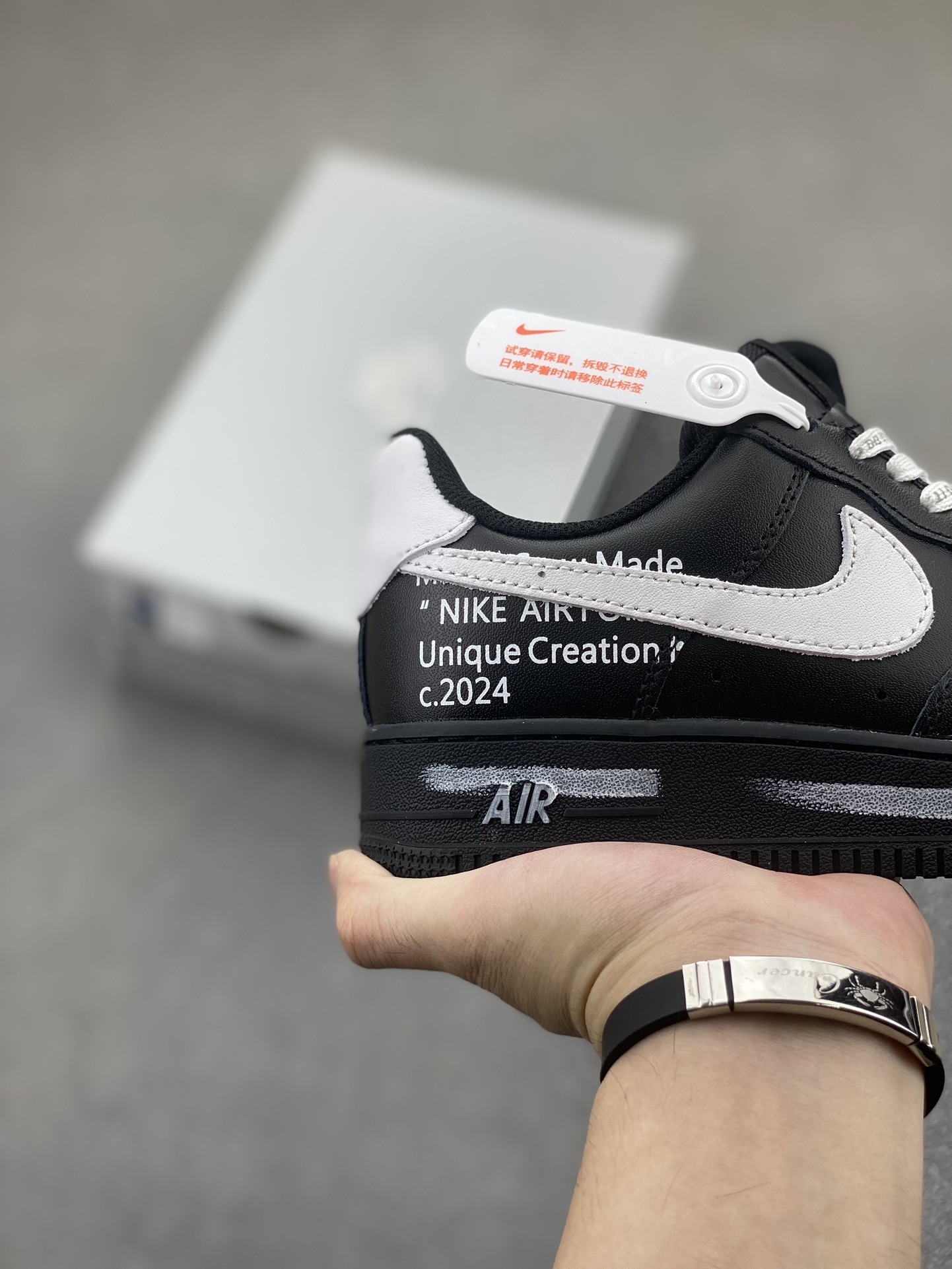 Nike Air Force 1 '07 Low Black White Graffiti Sneakers DD8959-001 6 i1725136150 5376 4