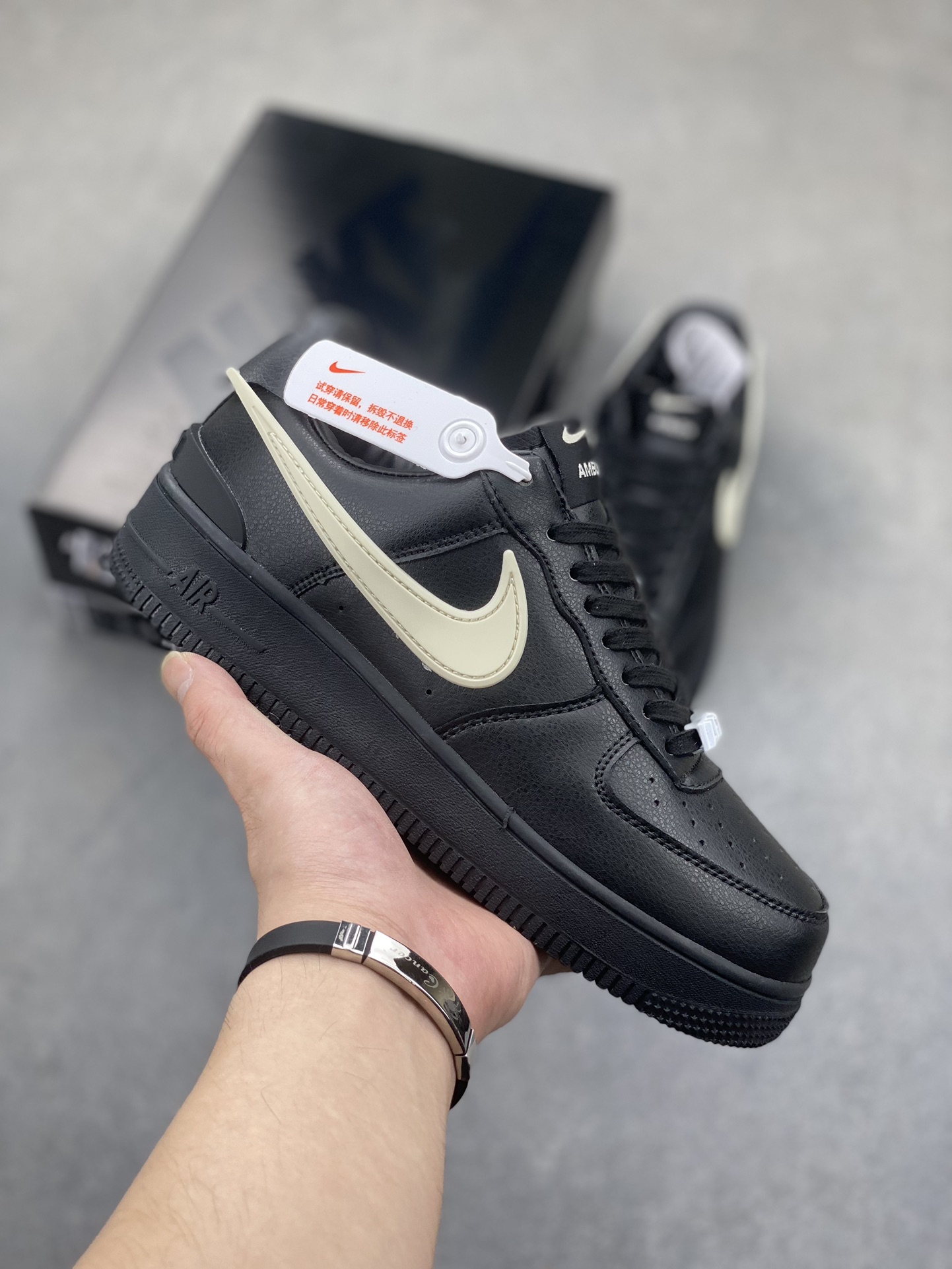 Nike x Ambush Air Force 1 Low Black Phantom Sneakers Leather Shoes 2 i1725137108 7589 5