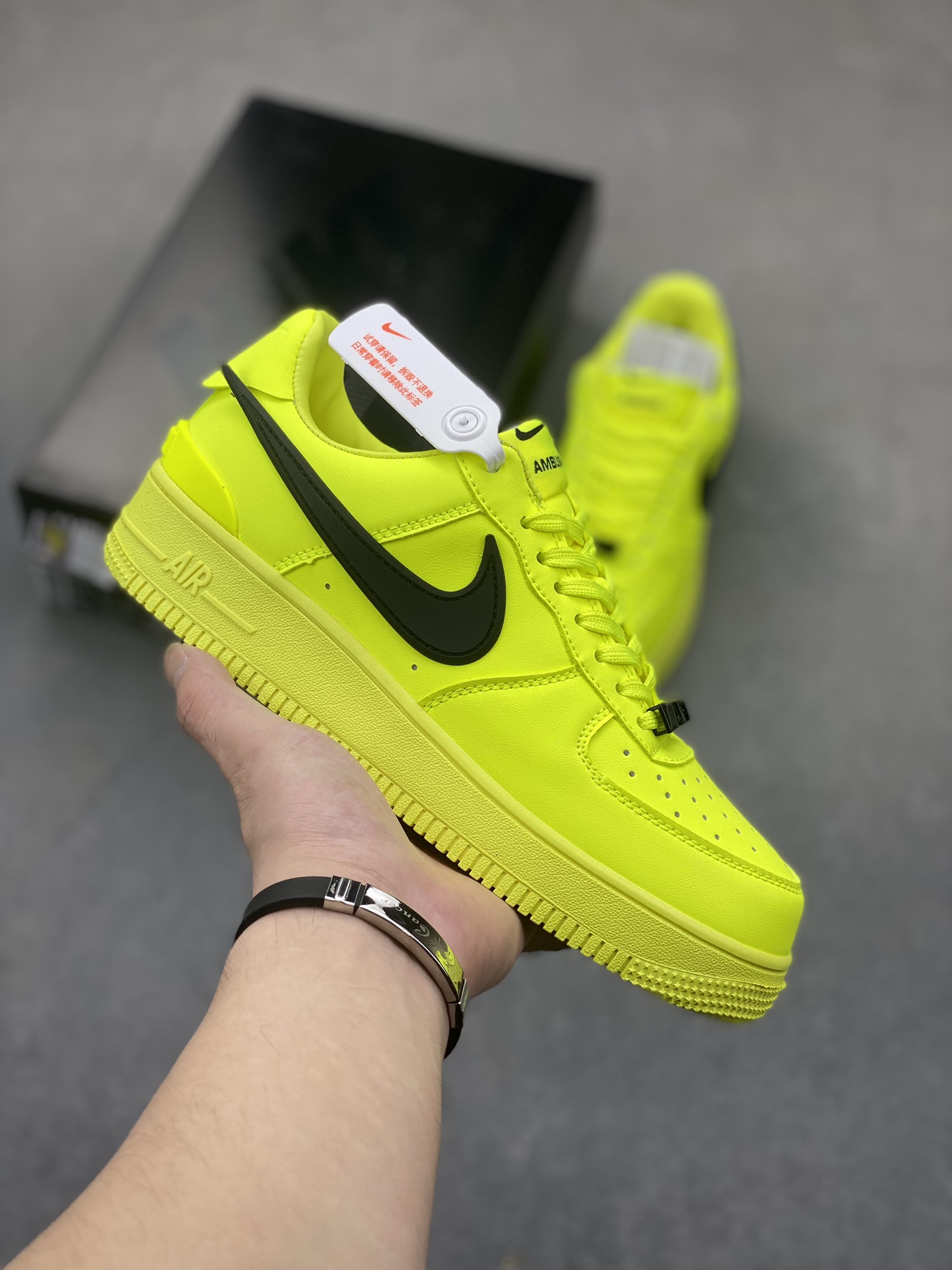 Ambush x Nike Air Force 1 Low DV3464-019 Leather Sneakers - Volt Black 2 i1725137139 3800 6