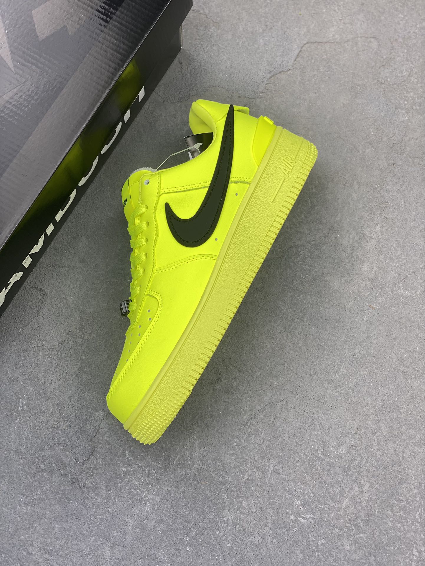 Ambush x Nike Air Force 1 Low DV3464-019 Leather Sneakers - Volt Black 8 i1725137139 5251 0