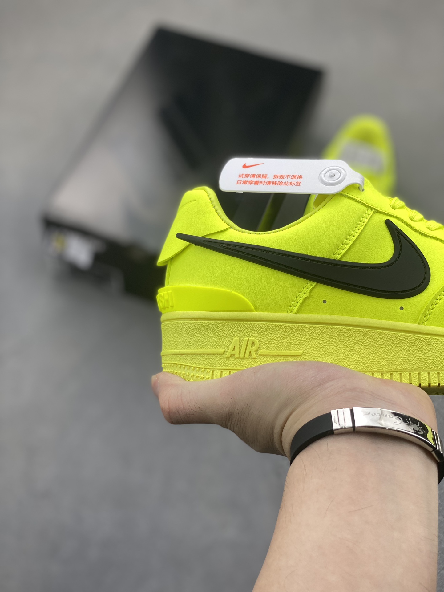 Ambush x Nike Air Force 1 Low DV3464-019 Leather Sneakers - Volt Black 6 i1725137139 8105 5