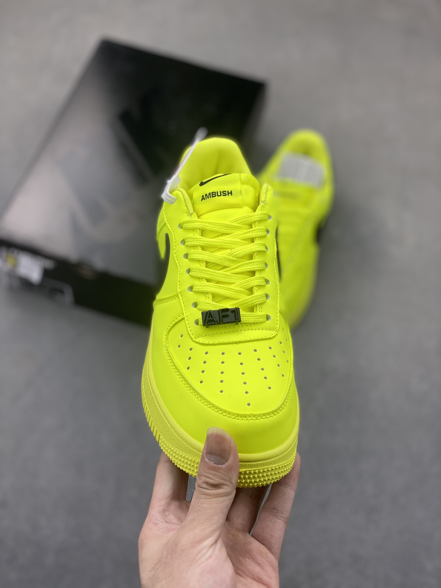 Ambush x Nike Air Force 1 Low DV3464-019 Leather Sneakers - Volt Black 3 i1725137139 8769 3