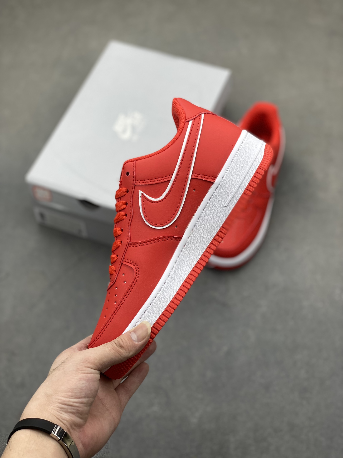Nike Air Force 1 '07 Low Red/White Cushion Casual Sneakers DV0788-600 4 i1725223165 1508 3