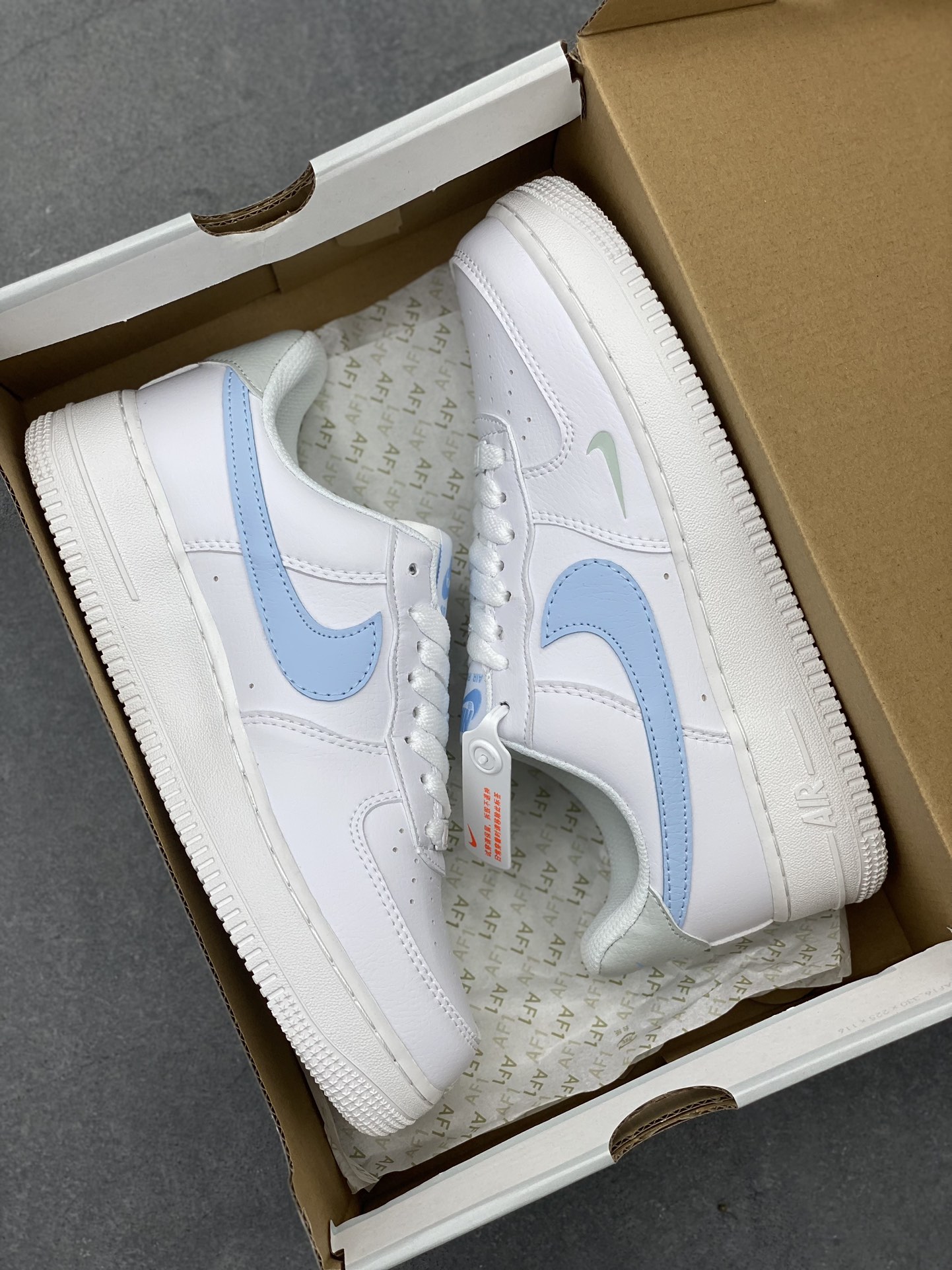 Nike Air Force 1 Low '07 White/Blue Casual Sneakers - Iconic Style & Comfort 10 i1725223757 4037 8