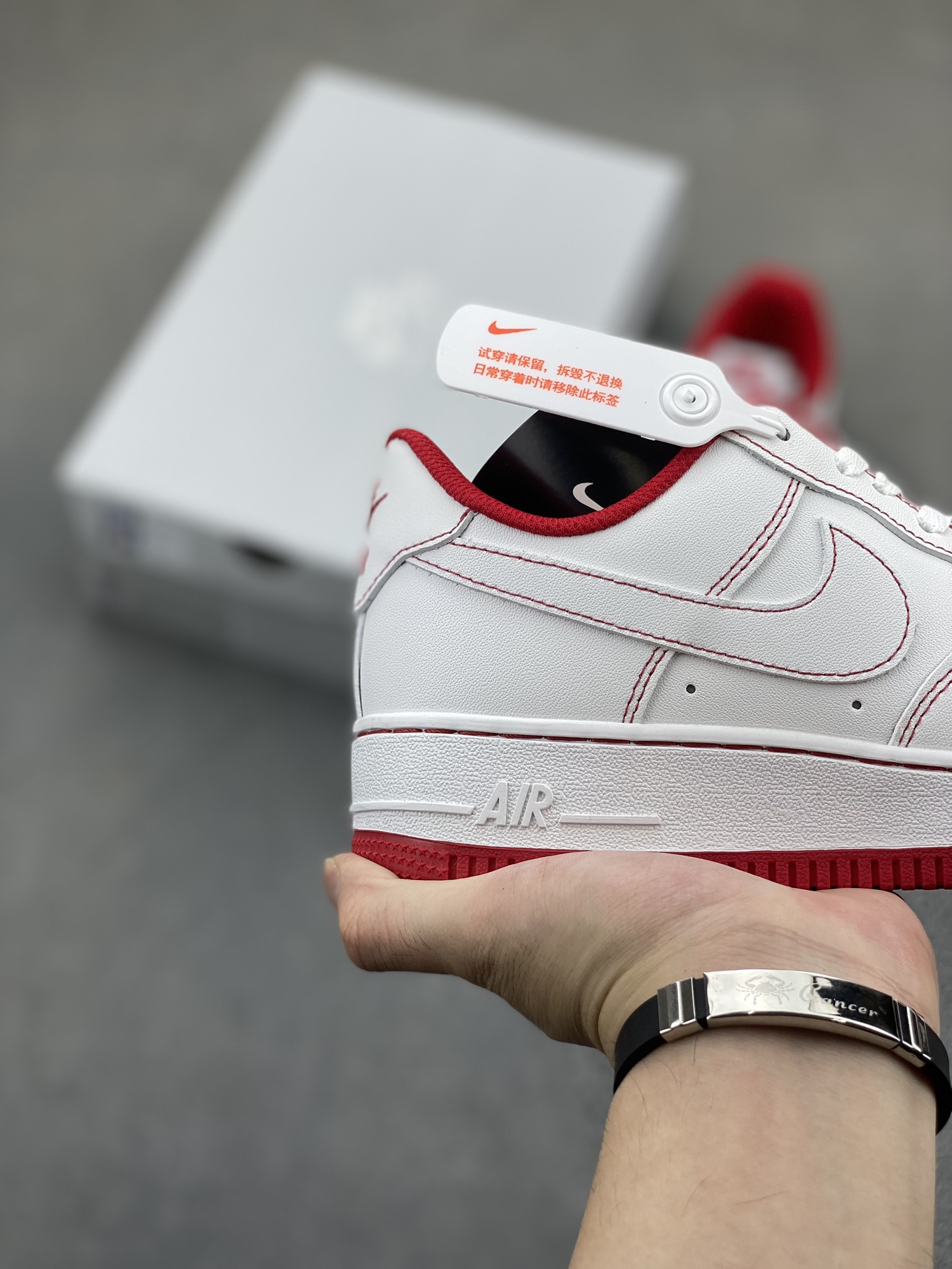 Nike Air Force 1 Low '07 White/Red Casual Sneakers CV1724-100 6 i1725223834 6405 1