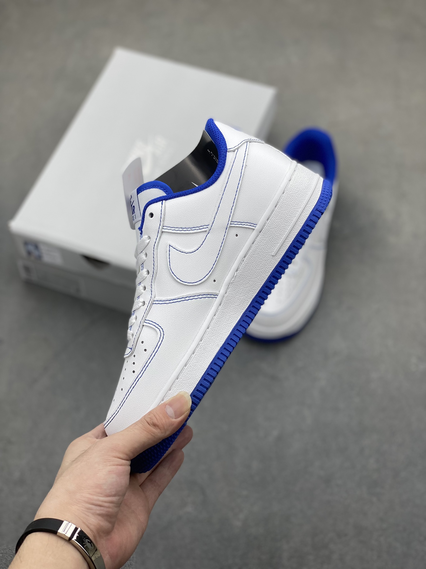 Nike Air Force 1 Low '07 White/Blue Casual Sneakers CV1724-101 4 i1725223886 4775 7