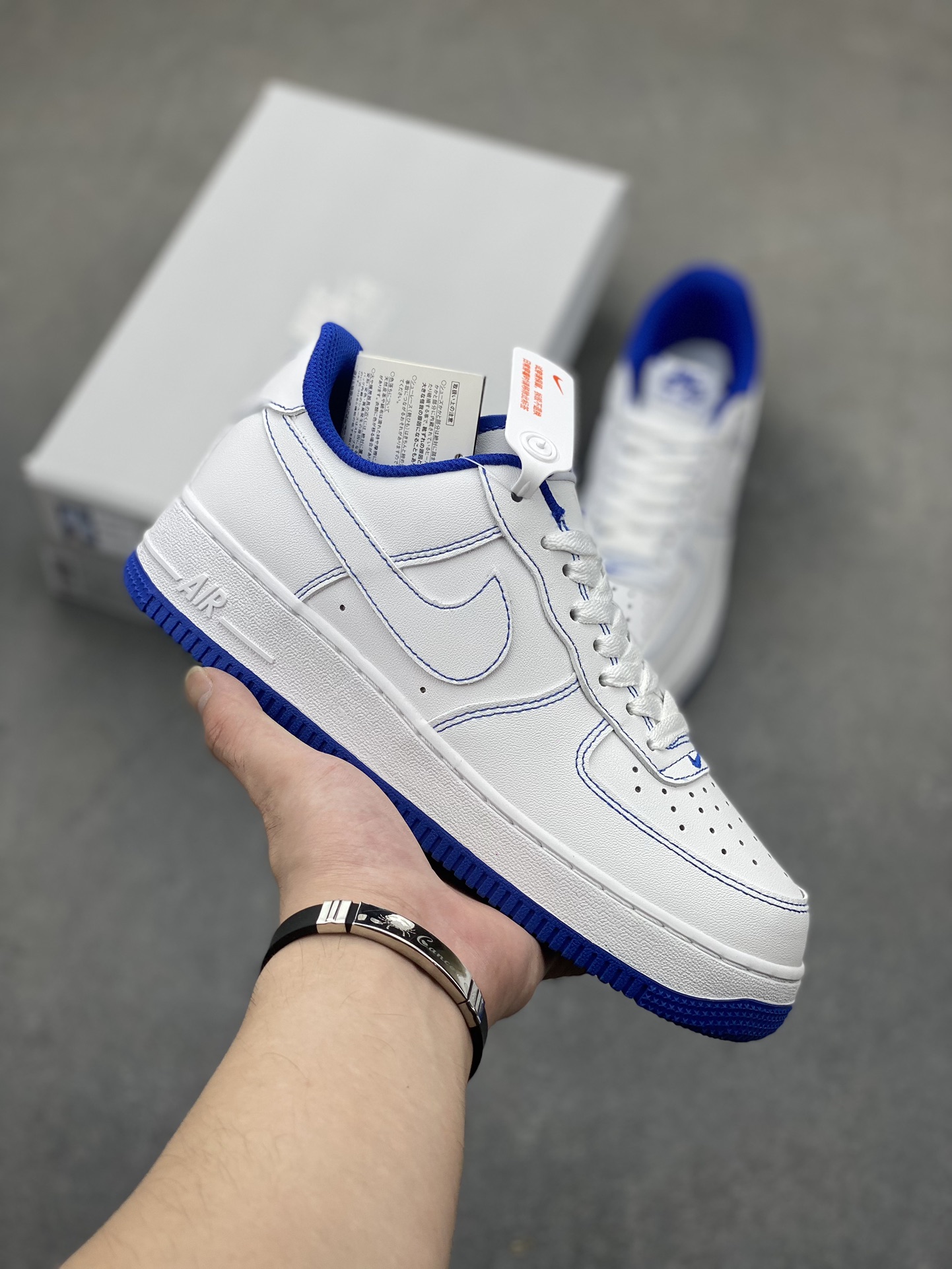 Nike Air Force 1 Low '07 White/Blue Casual Sneakers CV1724-101 2 i1725223886 4859 8