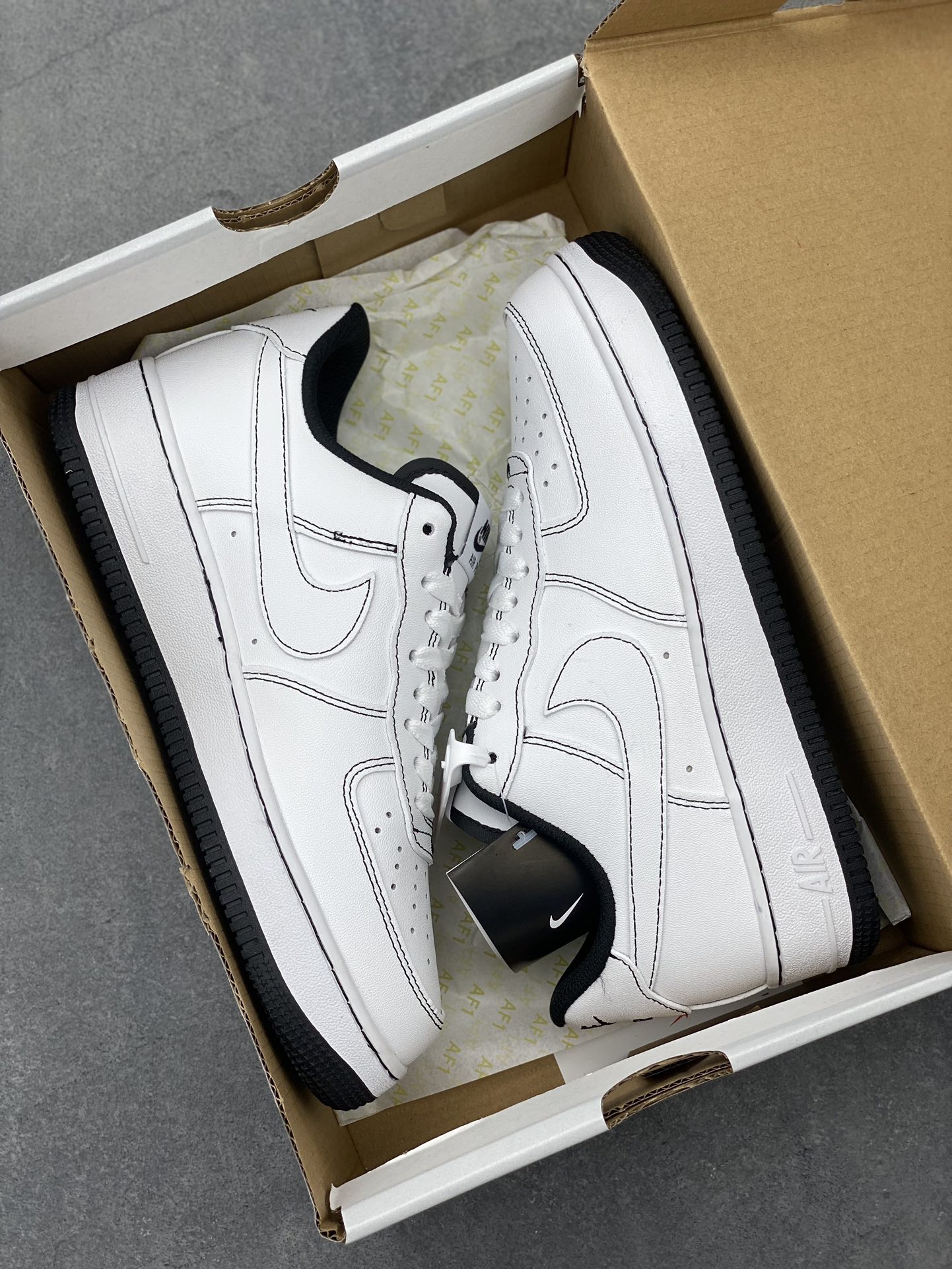 Nike Air Force 1 Low '07 White/Black Casual Sneakers CV1724-104 10 i1725223916 4833 4