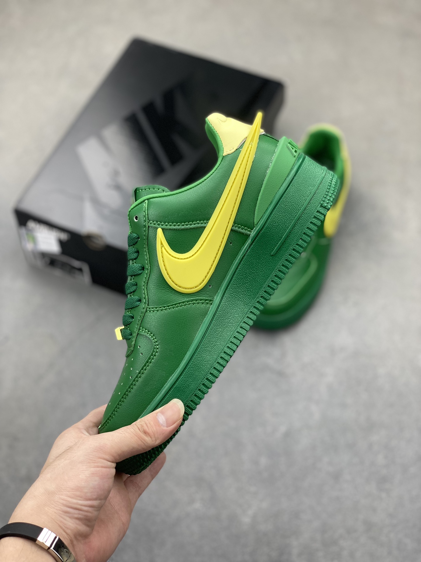 Ambush x Nike Air Force 1 Low Green DV3464-300 Leather Sneakers 4 i1725384325 3786 0