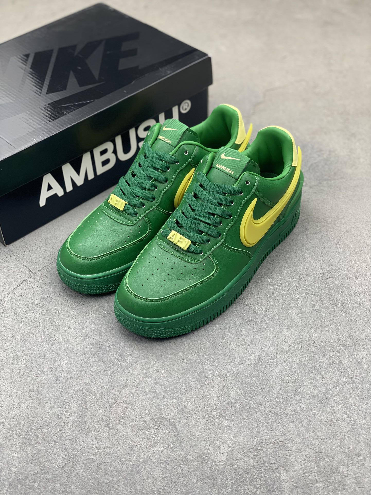 Ambush x Nike Air Force 1 Low Green DV3464-300 Leather Sneakers 9 i1725384326 1726 8