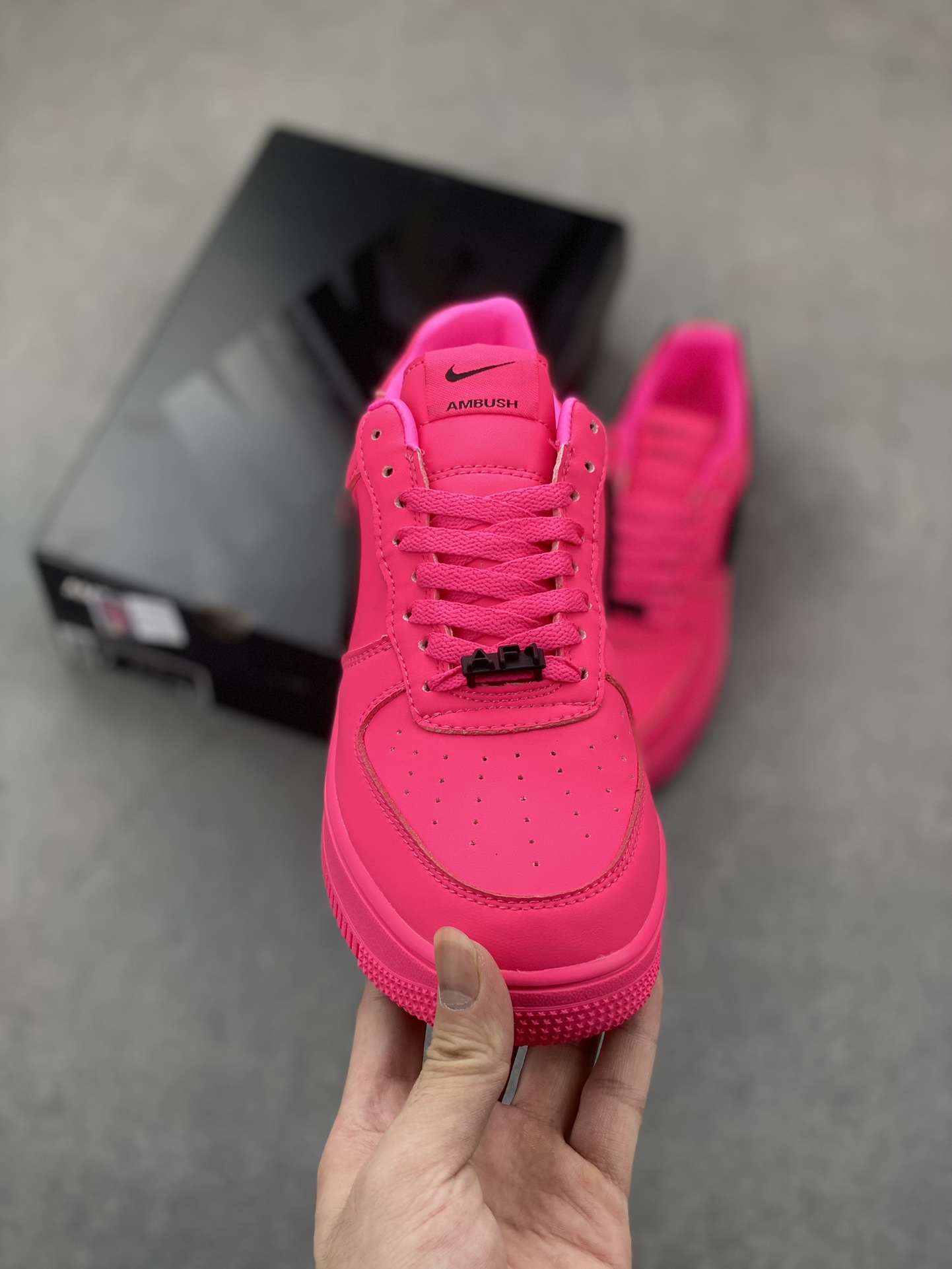Ambush x Nike Air Force 1 Low DV3464-020 Pink Leather Sneakers 3 i1725384359 4023 0