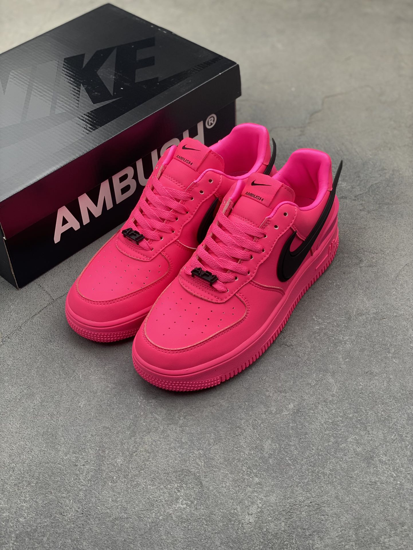 Ambush x Nike Air Force 1 Low DV3464-020 Pink Leather Sneakers 9 i1725384359 7796 4