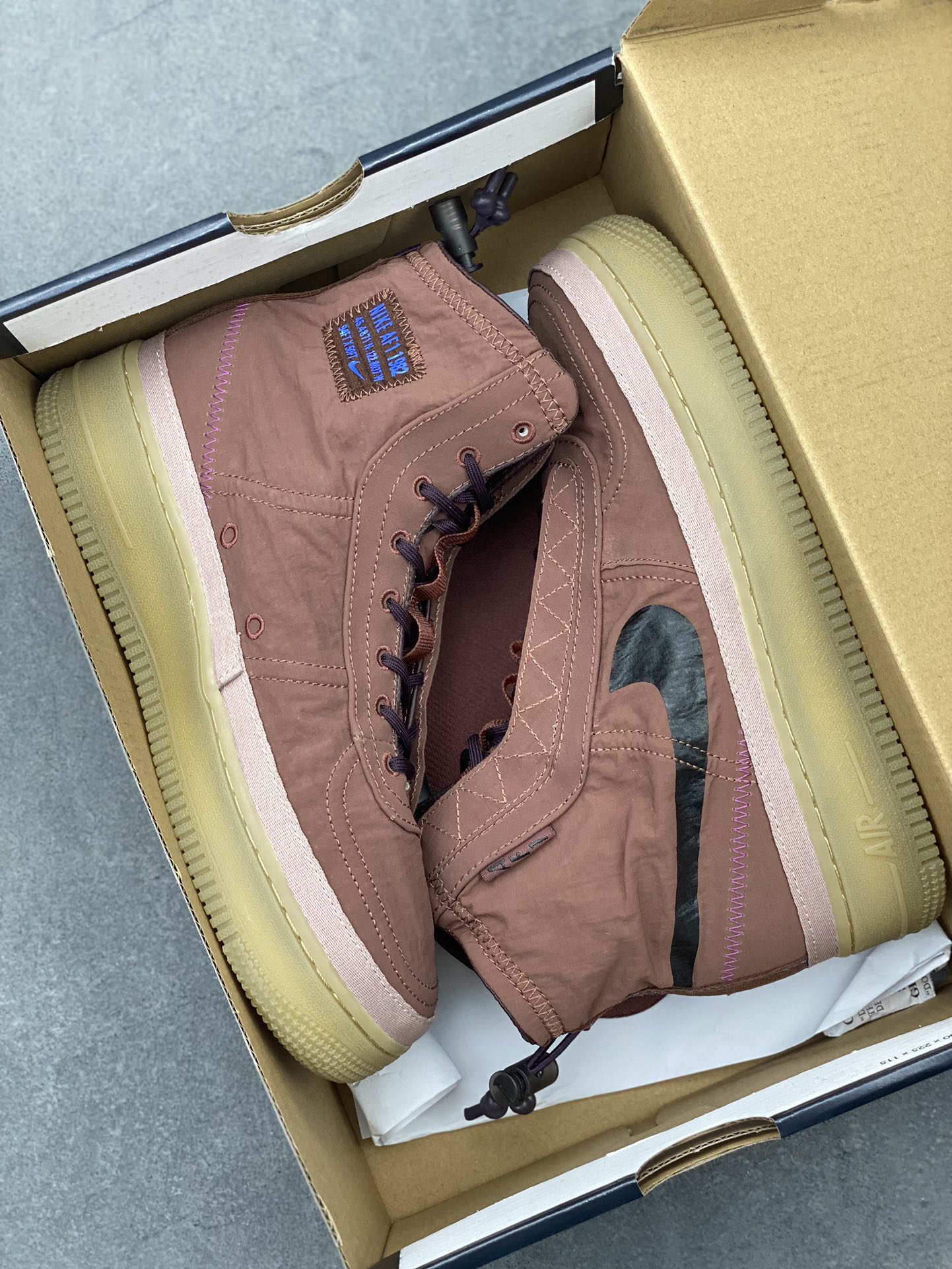 Nike Air Force 1 Shell WMNS Burgundy High-Top Fashion Sneakers BQ6096-200 10 i1725558792 7563 8