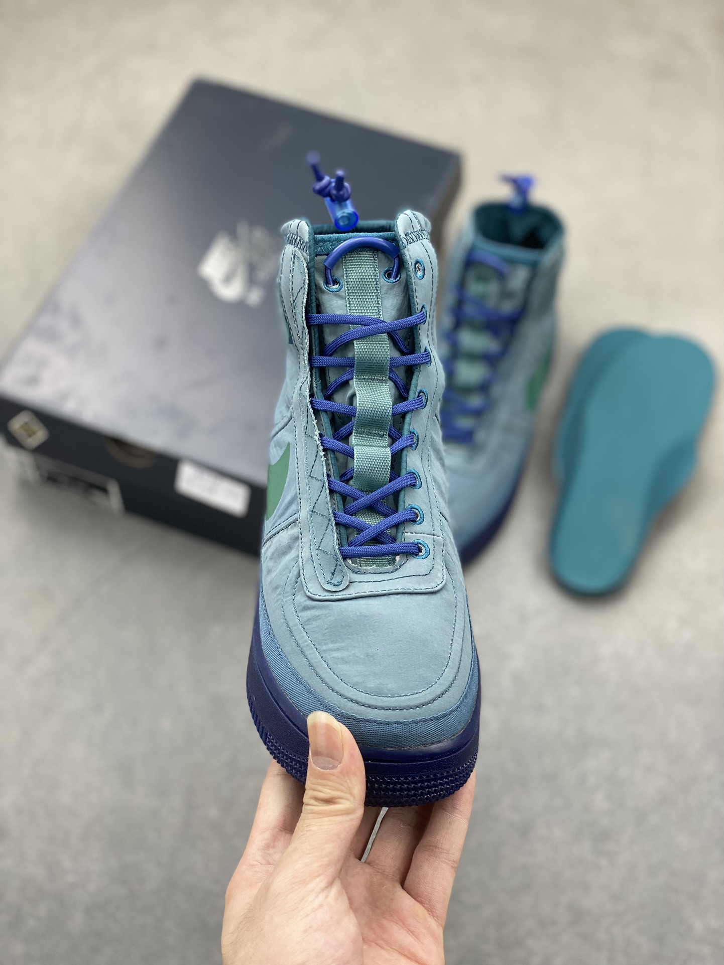 Nike Air Force 1 Shell WMNS "Deep Sea Blue" High-Top Sneaker 3 i1725558956 5148 1