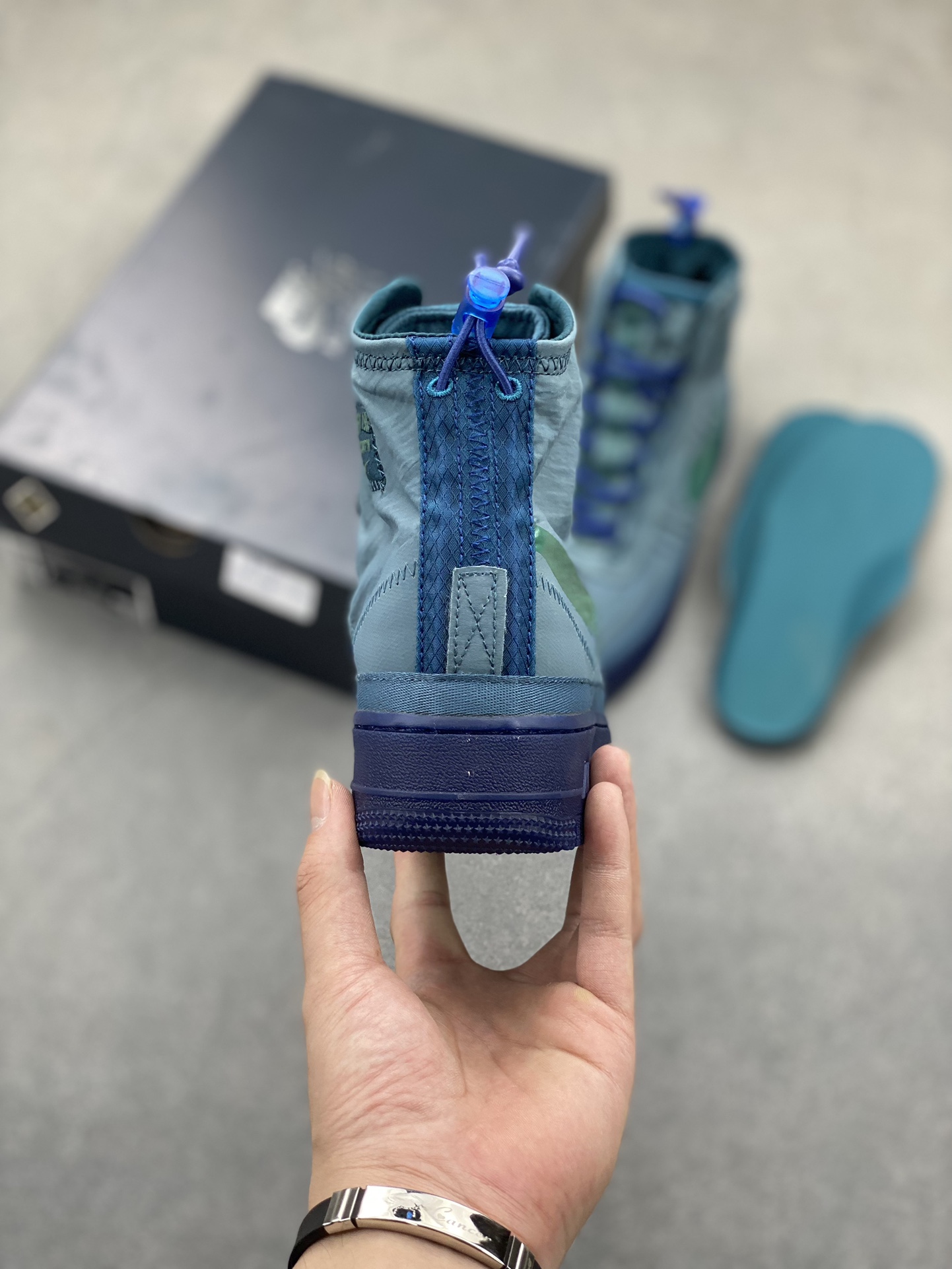 Nike Air Force 1 Shell WMNS "Deep Sea Blue" High-Top Sneaker 5 i1725558956 7856 7