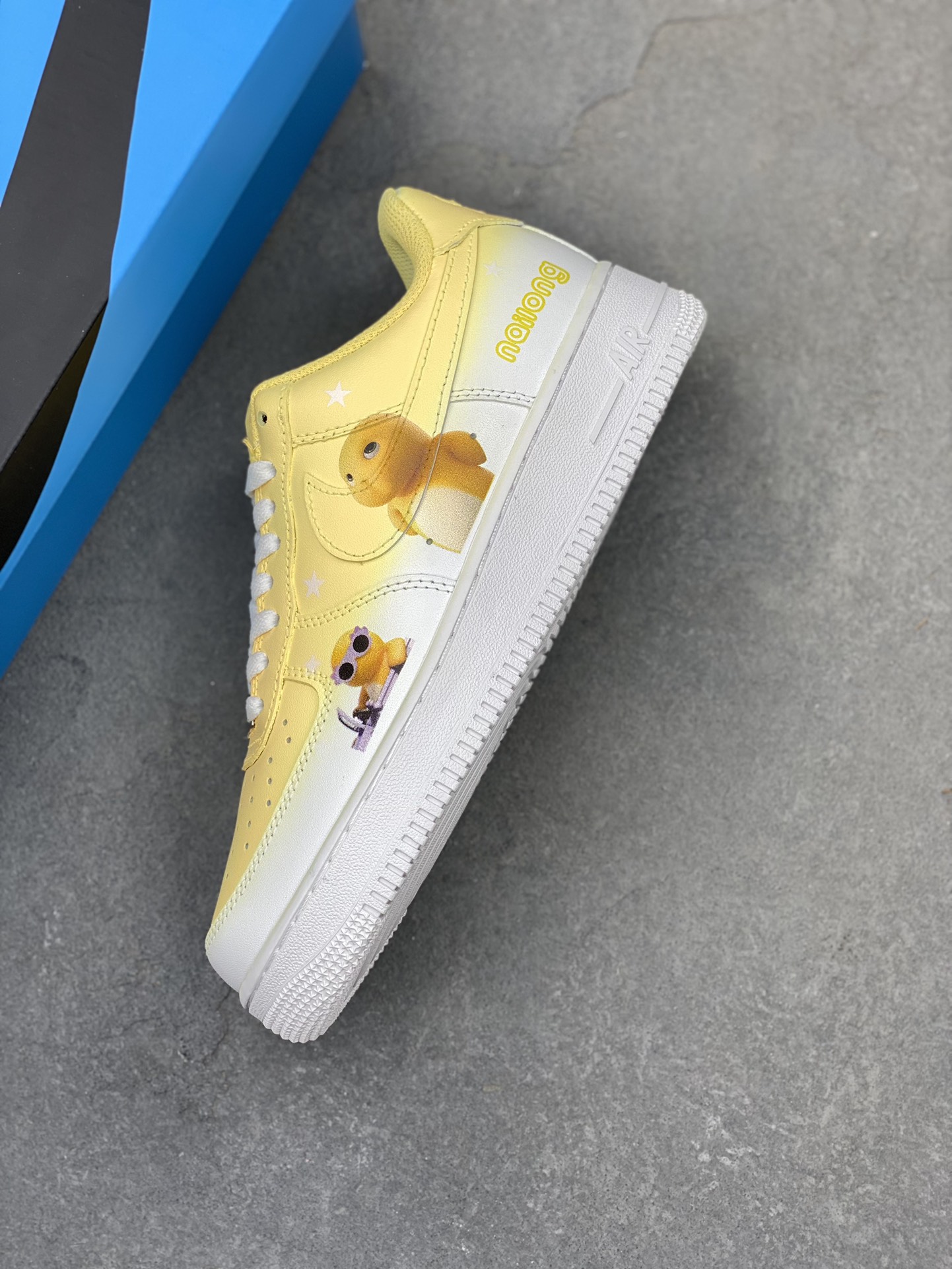 Nike Air Force 1 Low White Yellow Small Milk Dragon Shoes 8 i1725733235 4665 4