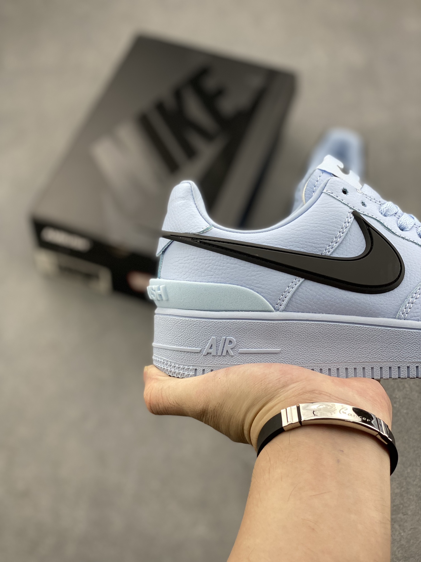 Nike Air Force 1 '07 Low Casual Sneakers - DV3464-011 - Light Blue/Black 6 i1725910820 1961 0