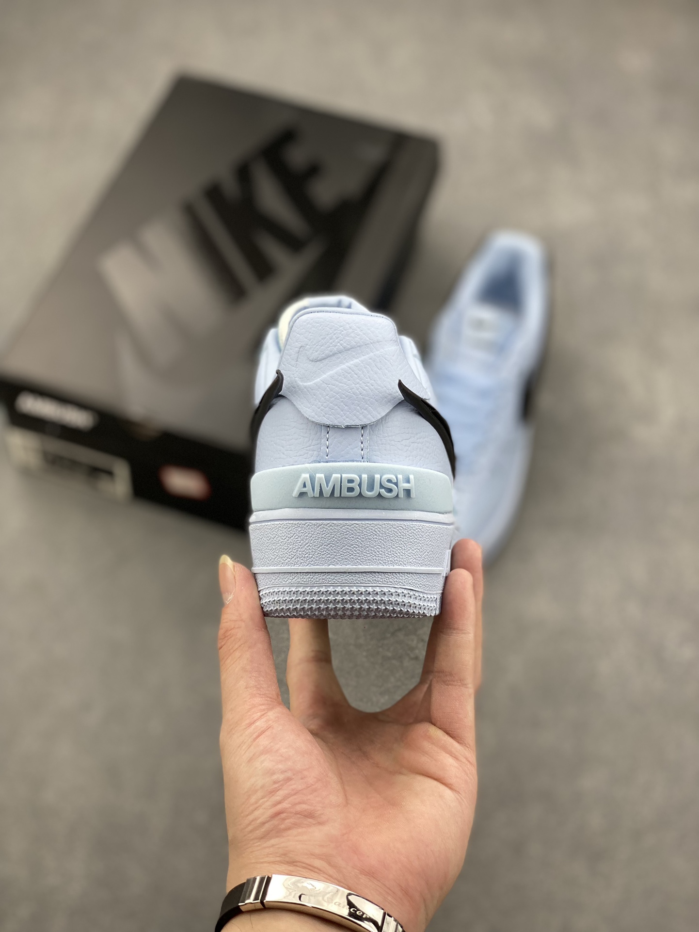 Nike Air Force 1 '07 Low Casual Sneakers - DV3464-011 - Light Blue/Black 5 i1725910820 8399 0