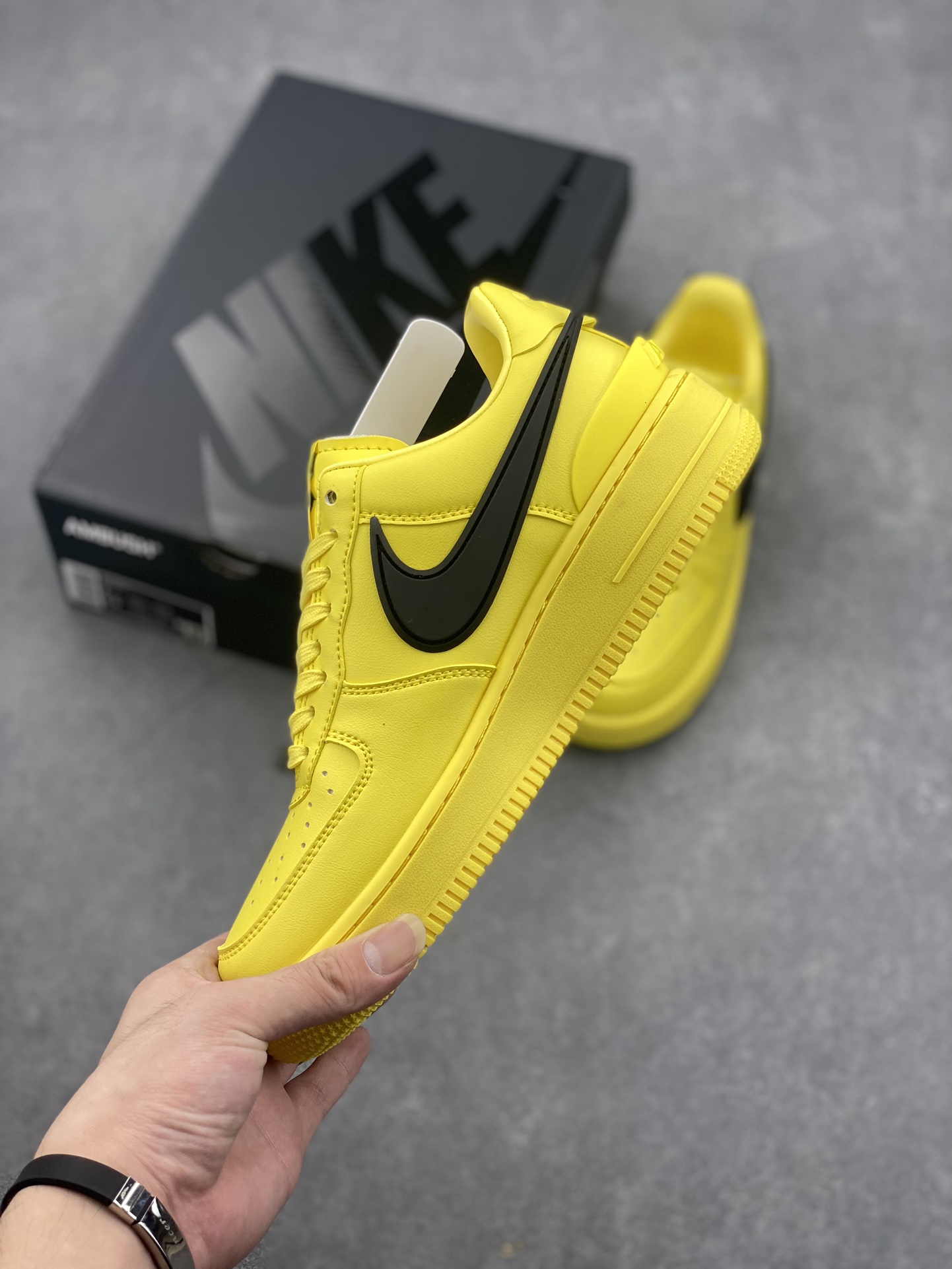 Nike Air Force 1 '07 Low Casual Sneakers - DV3464-005 - Yellow/Black 4 i1726082595 1284 1