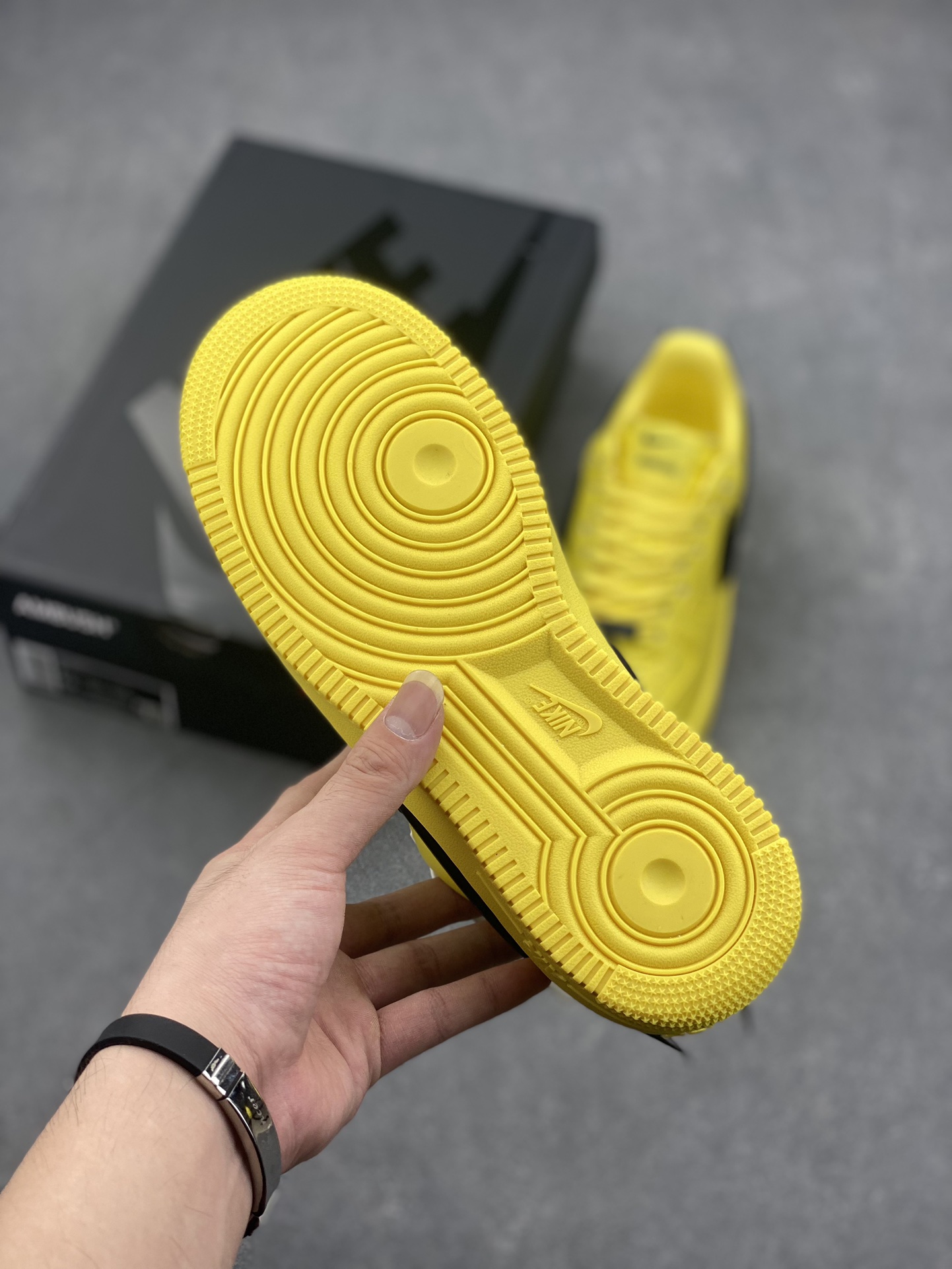 Nike Air Force 1 '07 Low Casual Sneakers - DV3464-005 - Yellow/Black 7 i1726082595 240 5