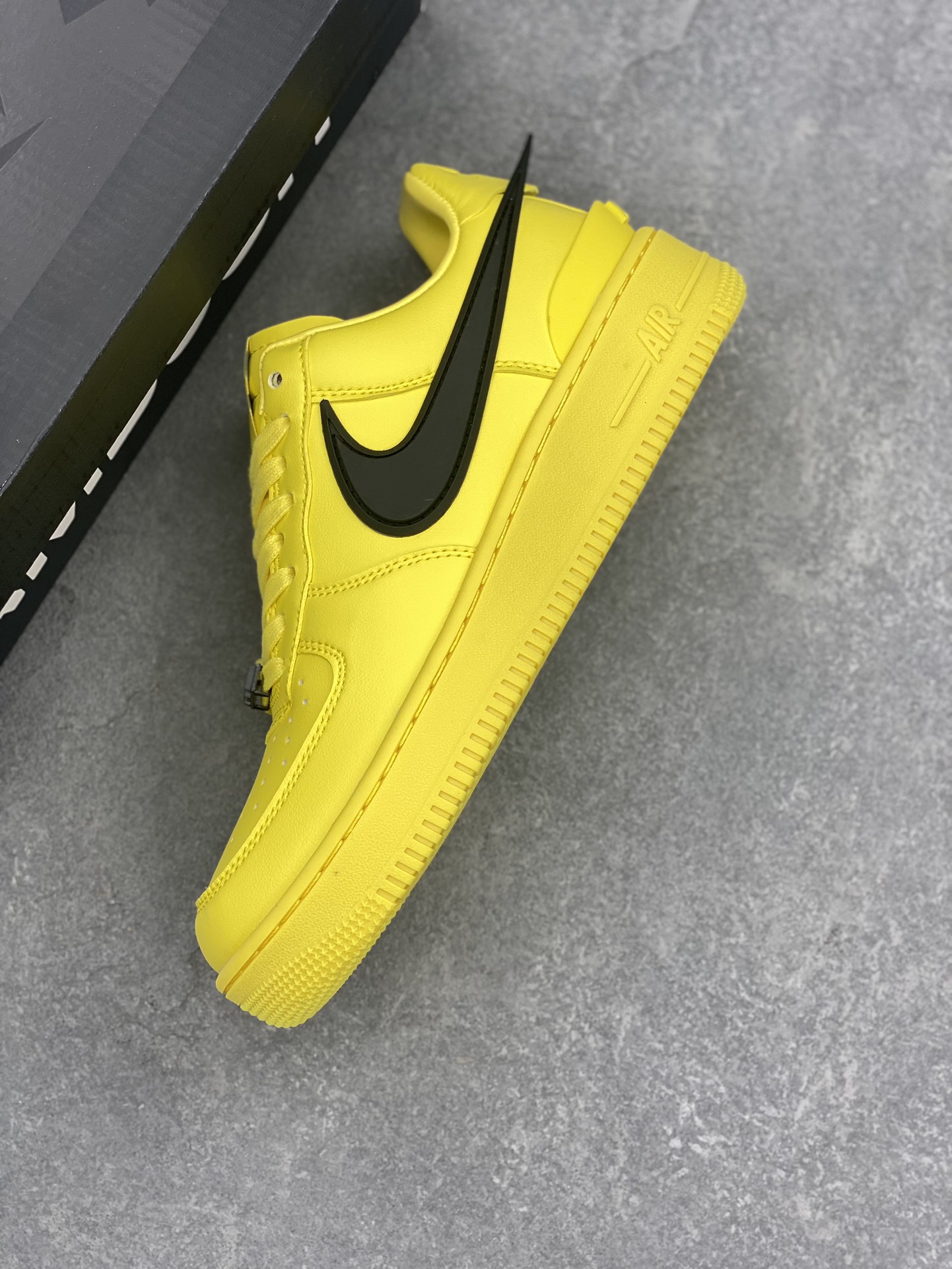 Nike Air Force 1 '07 Low Casual Sneakers - DV3464-005 - Yellow/Black 8 i1726082595 6425 3