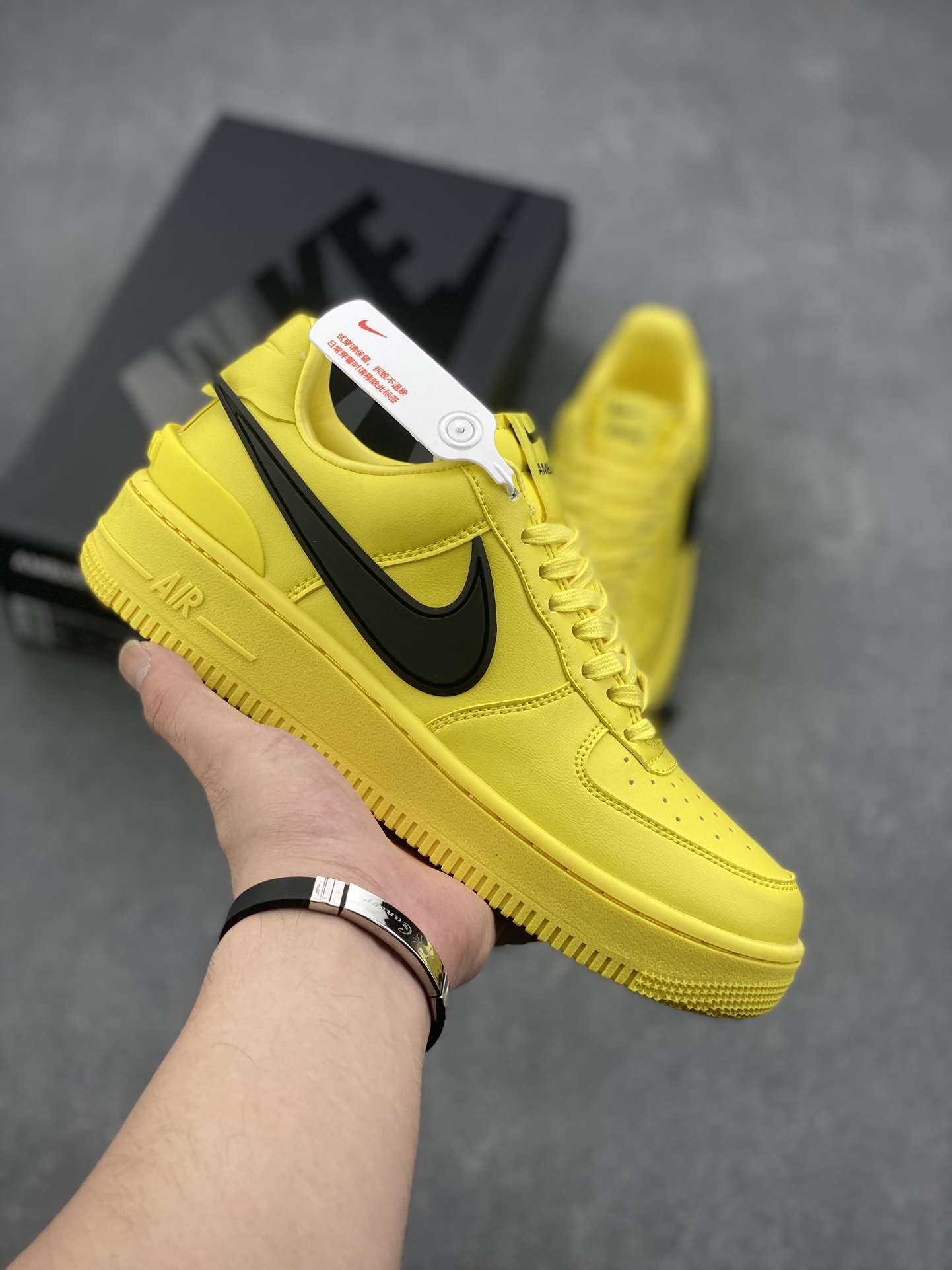 Nike Air Force 1 '07 Low Casual Sneakers - DV3464-005 - Yellow/Black 2 i1726082595 8285 2