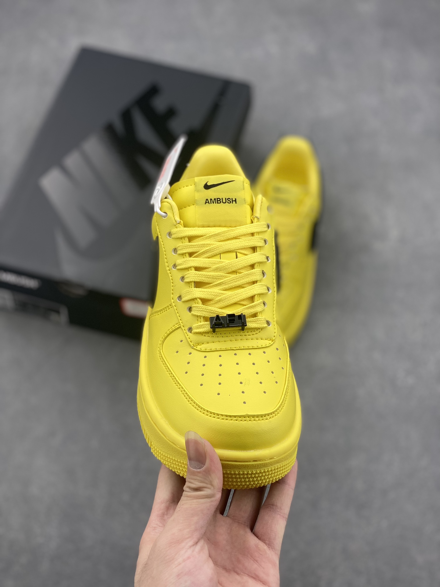 Nike Air Force 1 '07 Low Casual Sneakers - DV3464-005 - Yellow/Black 3 i1726082595 9573 6