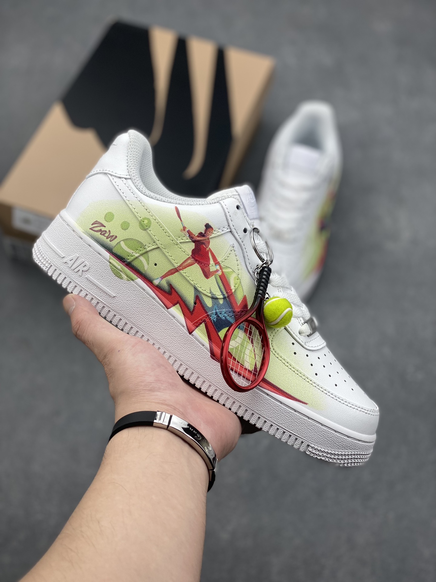Nike Air Force 1 '07 Low Custom Leather Casual Sneakers FN6335-101 2 i1726345248 4746 3