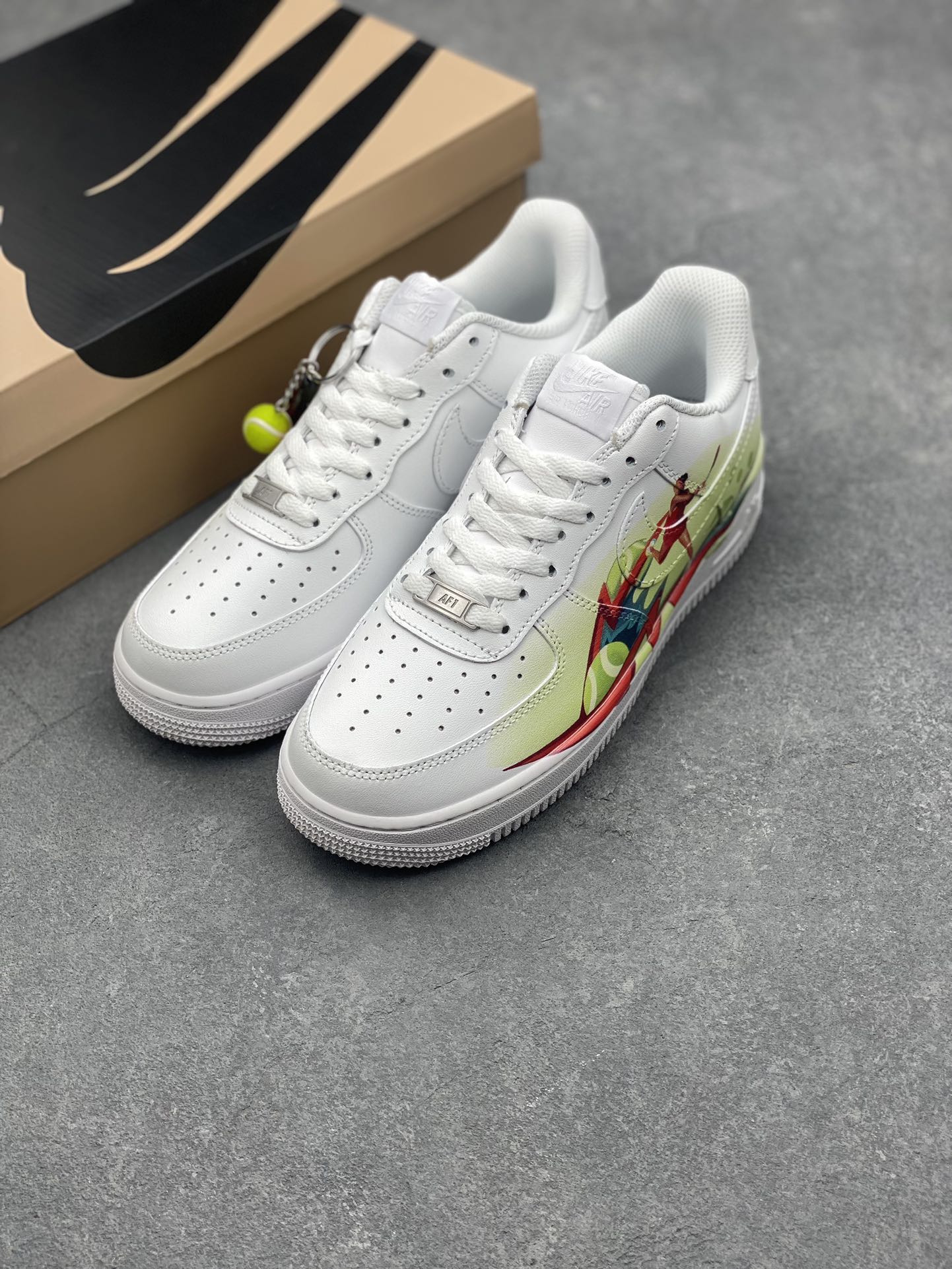Nike Air Force 1 '07 Low Custom Leather Casual Sneakers FN6335-101 9 i1726345248 6245 4