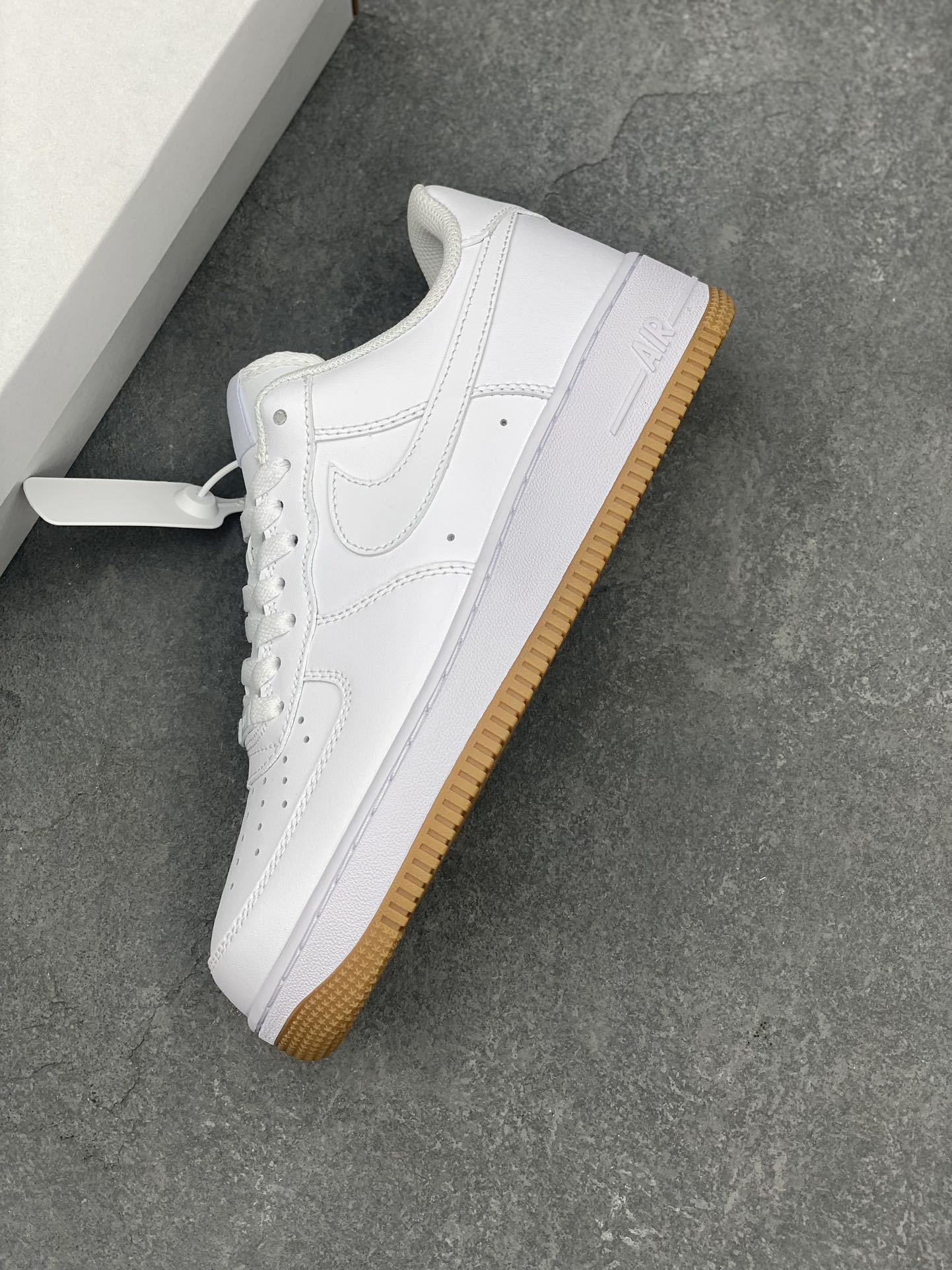 Nike Air Force 1 Low White Gum Bottom Casual Sneakers - DJ2739-100 8 i1726421536 1435 3