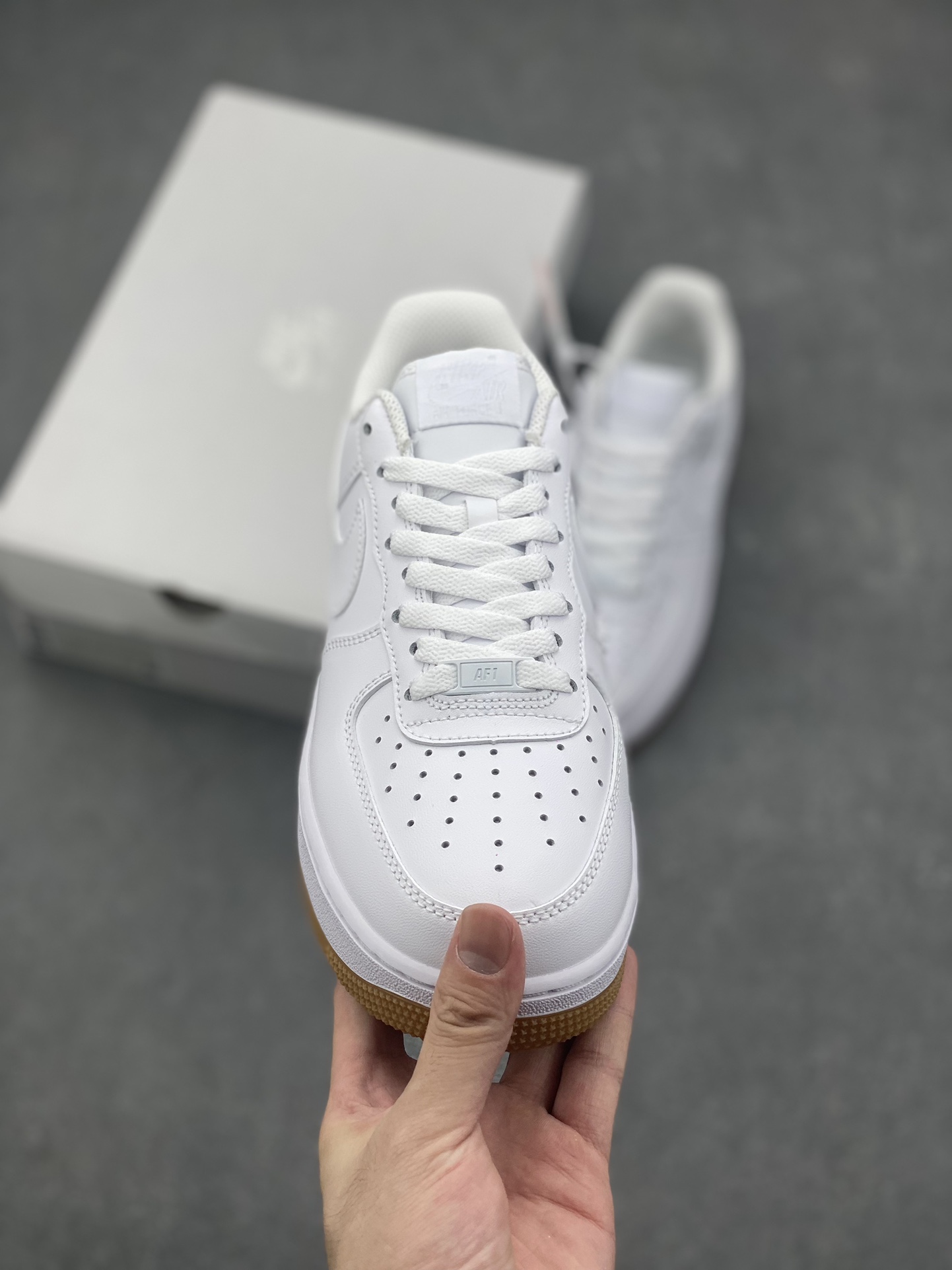 Nike Air Force 1 Low White Gum Bottom Casual Sneakers - DJ2739-100 3 i1726421536 3805 4