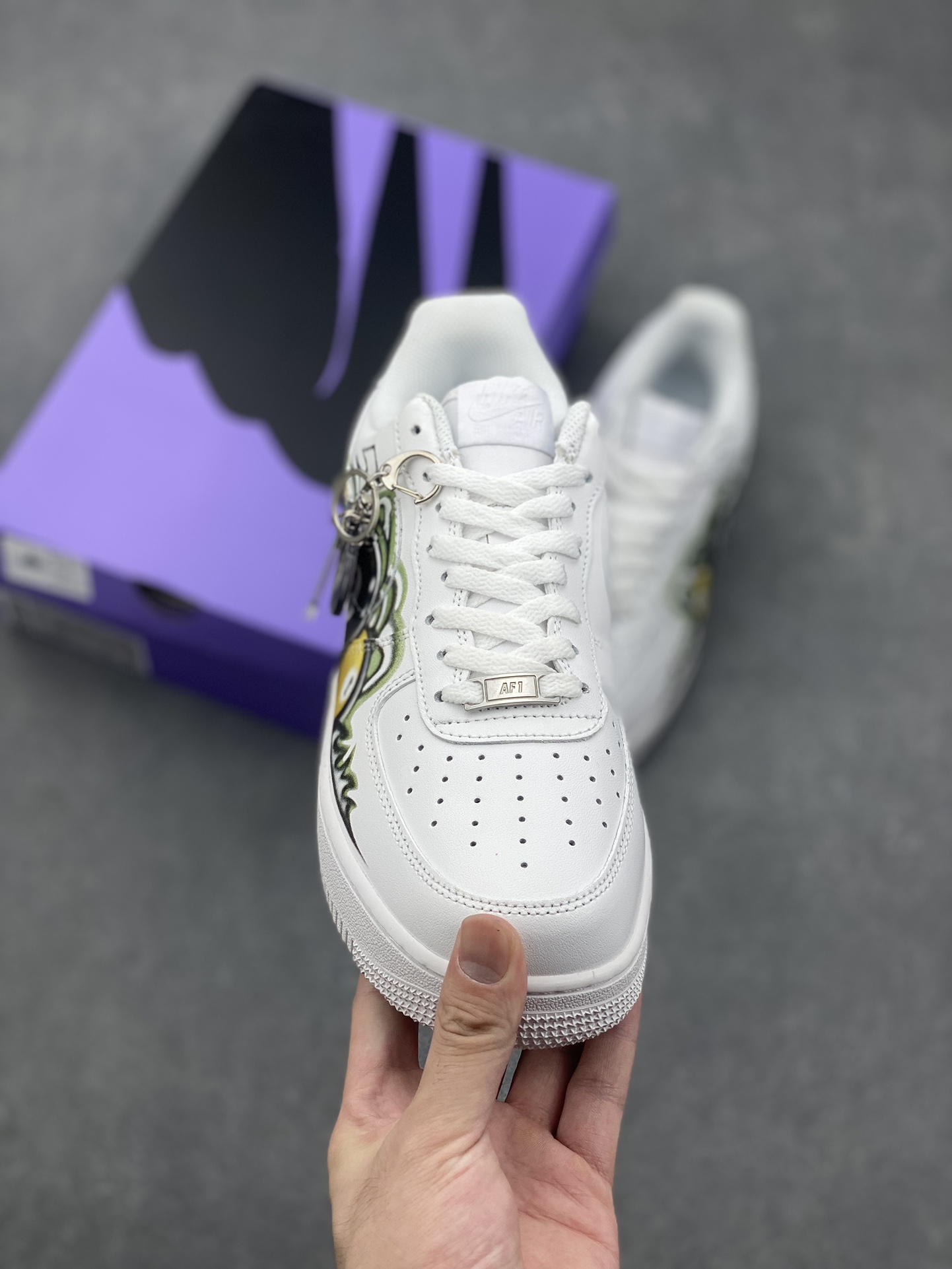 Nike Air Force 1 '07 Low-Top White Billiard Custom Design Sneakers 3 i1726603559 5401 1