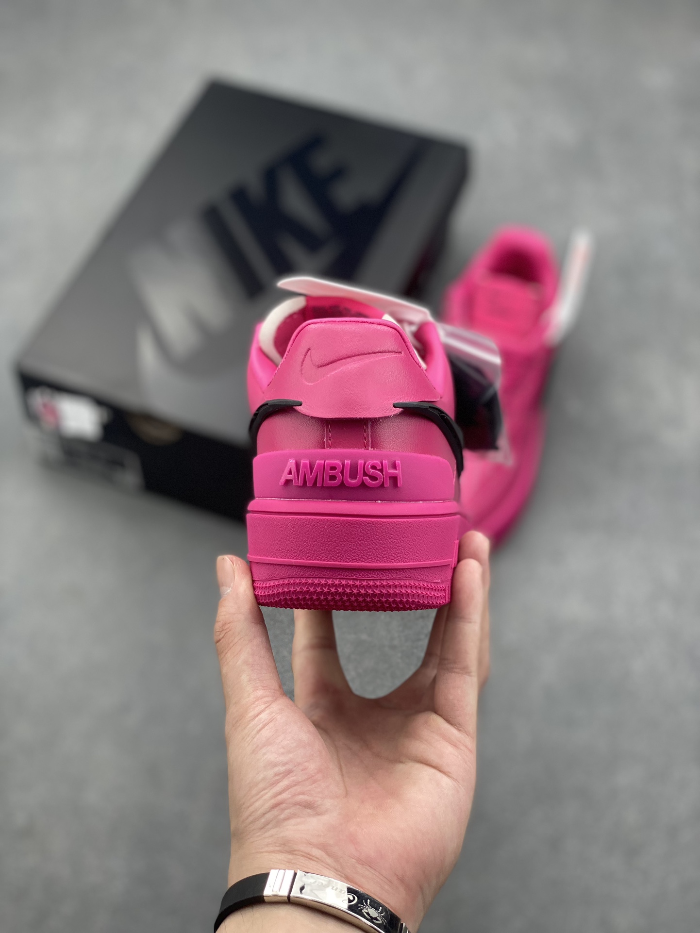 Nike Air Force 1 '07 Low-Top Sneakers - Fuchsia Dream with Black Accents 5 i1726603773 2359 5