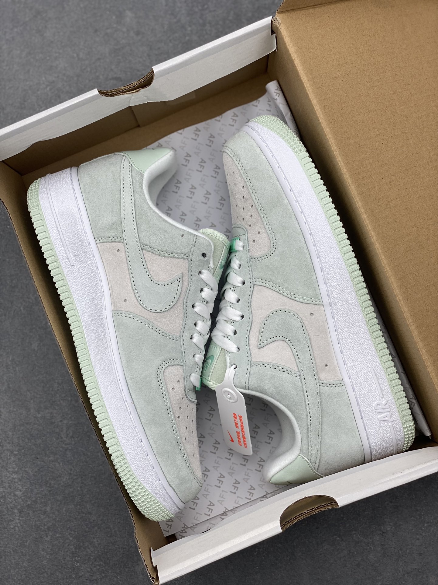 Nike Air Force 1 '07 Low-Top Sneakers Suede Green HQ1497-099 10 i1726679197 665 8