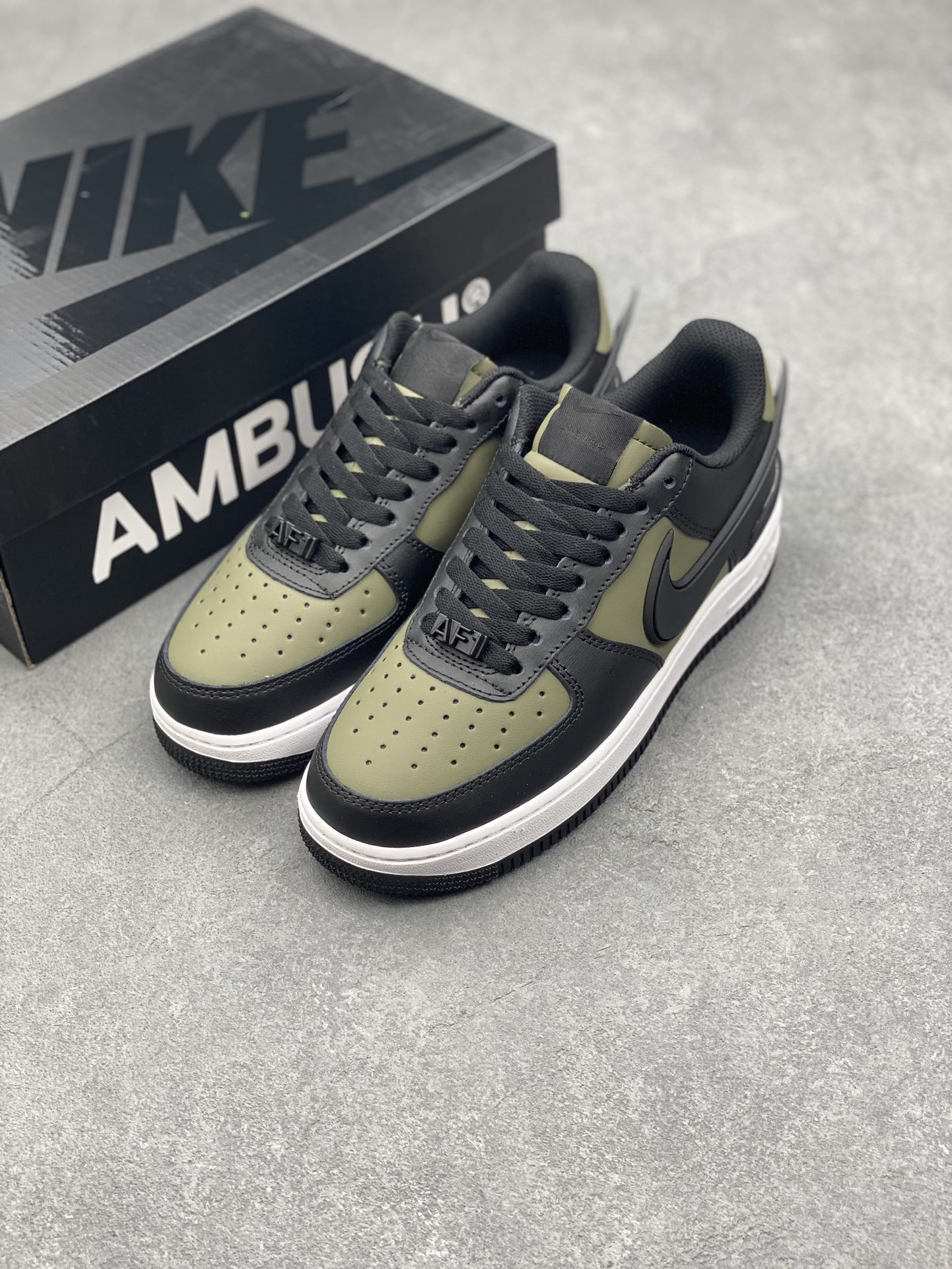 Nike Air Force 1 Low Casual Sneakers - DZ2794-300 - All-Day Comfort, Olive Green 9 i1726850478 3109 2
