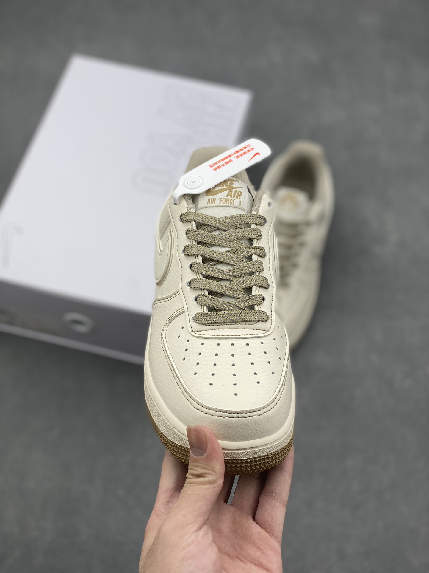 Nike Air Force 1 Low Stussy Fossil Stone Casual Sneakers CW2288-001 3 i1726850518 5402 2