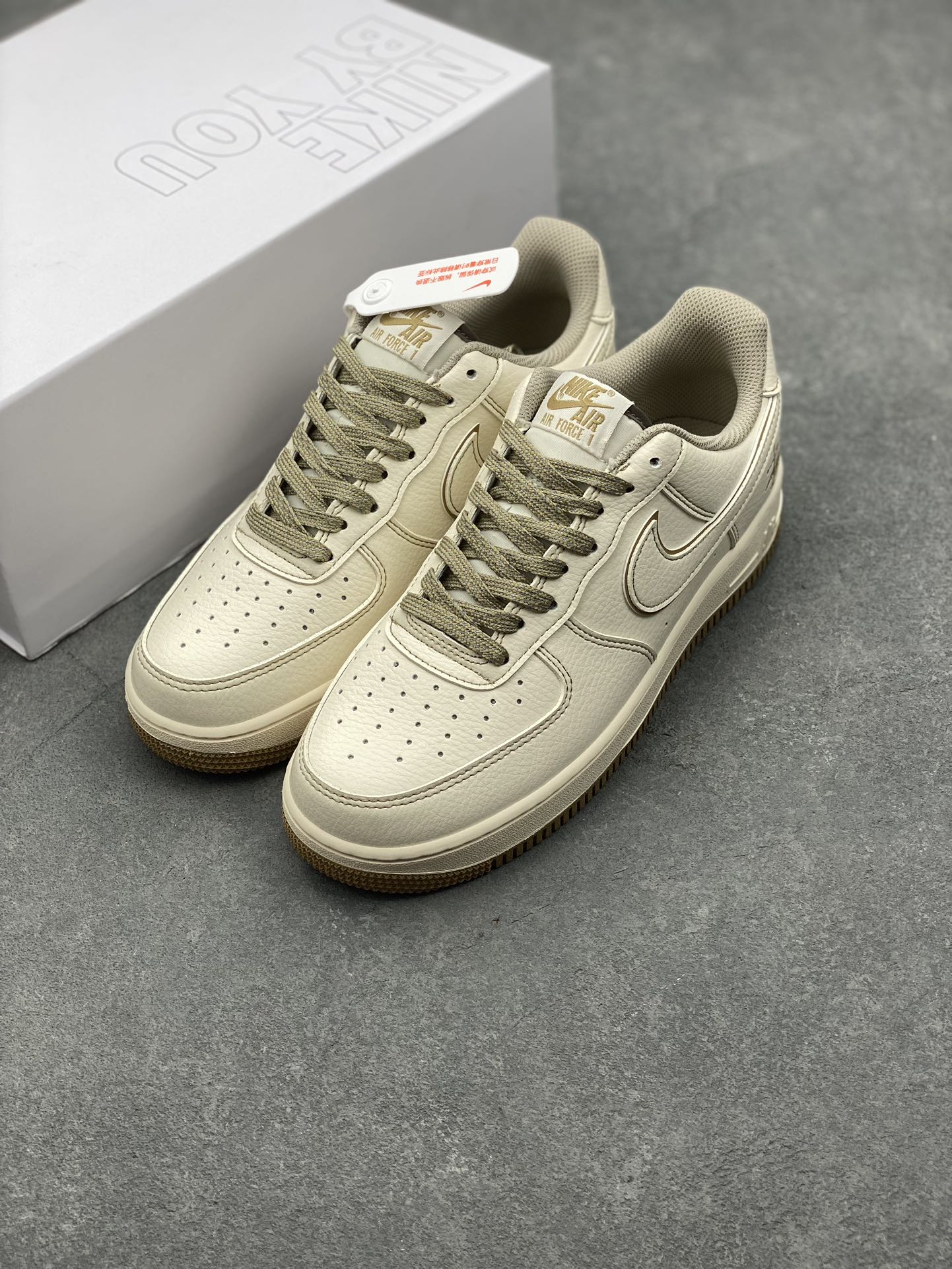 Nike Air Force 1 Low Stussy Fossil Stone Casual Sneakers CW2288-001 9 i1726850518 7498 4