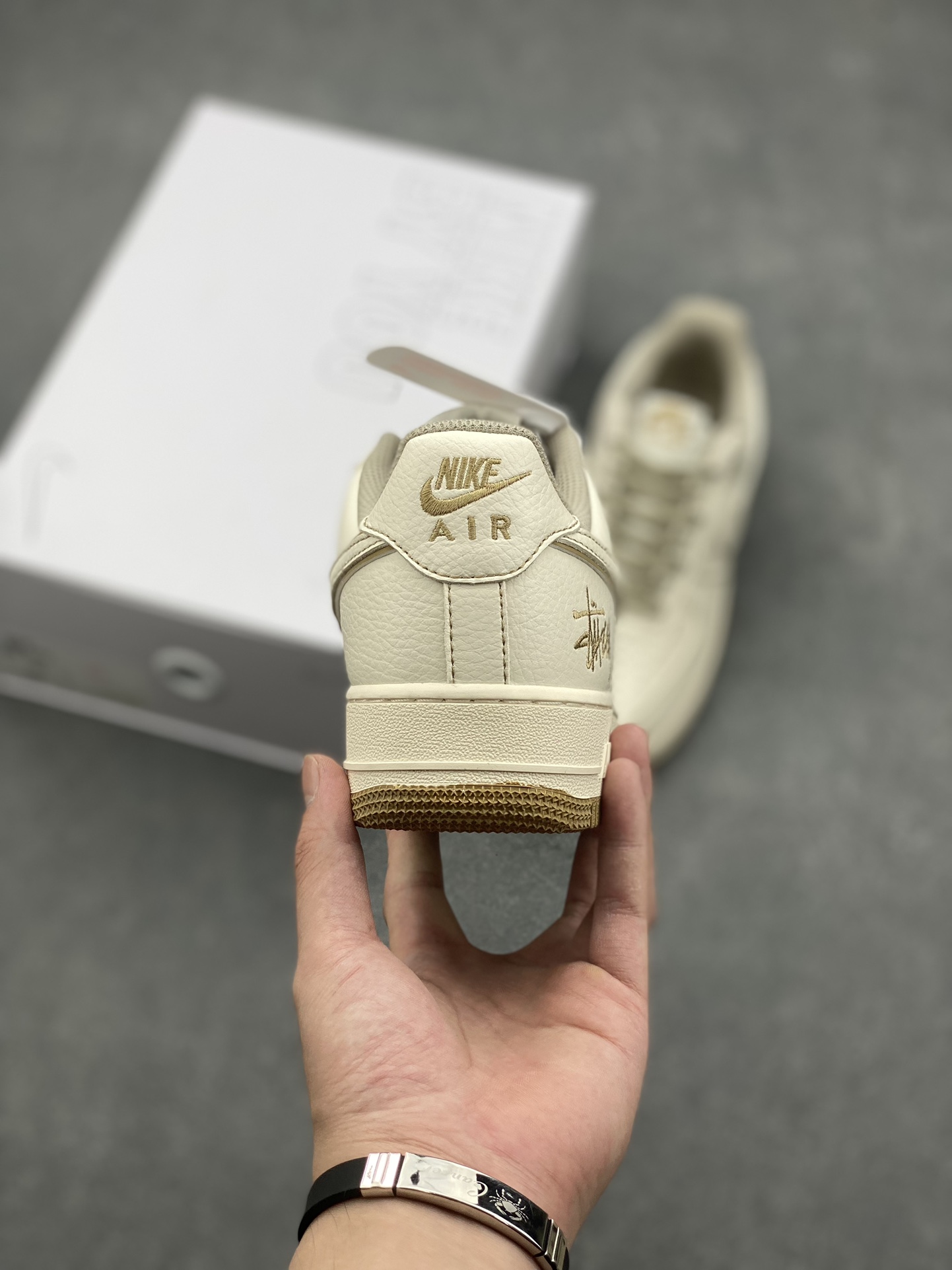 Nike Air Force 1 Low Stussy Fossil Stone Casual Sneakers CW2288-001 5 i1726850519 2815 6
